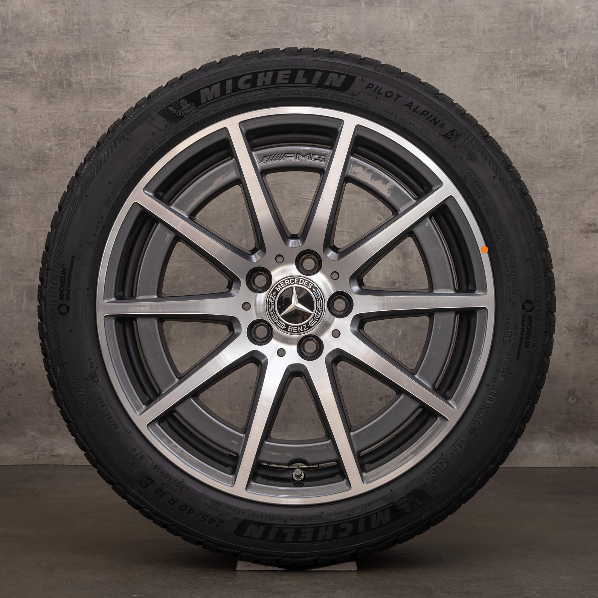 Llantas de invierno originales Mercedes Benz Clase A 45 CLA AMG 18 pulgadas W177 V177 C118