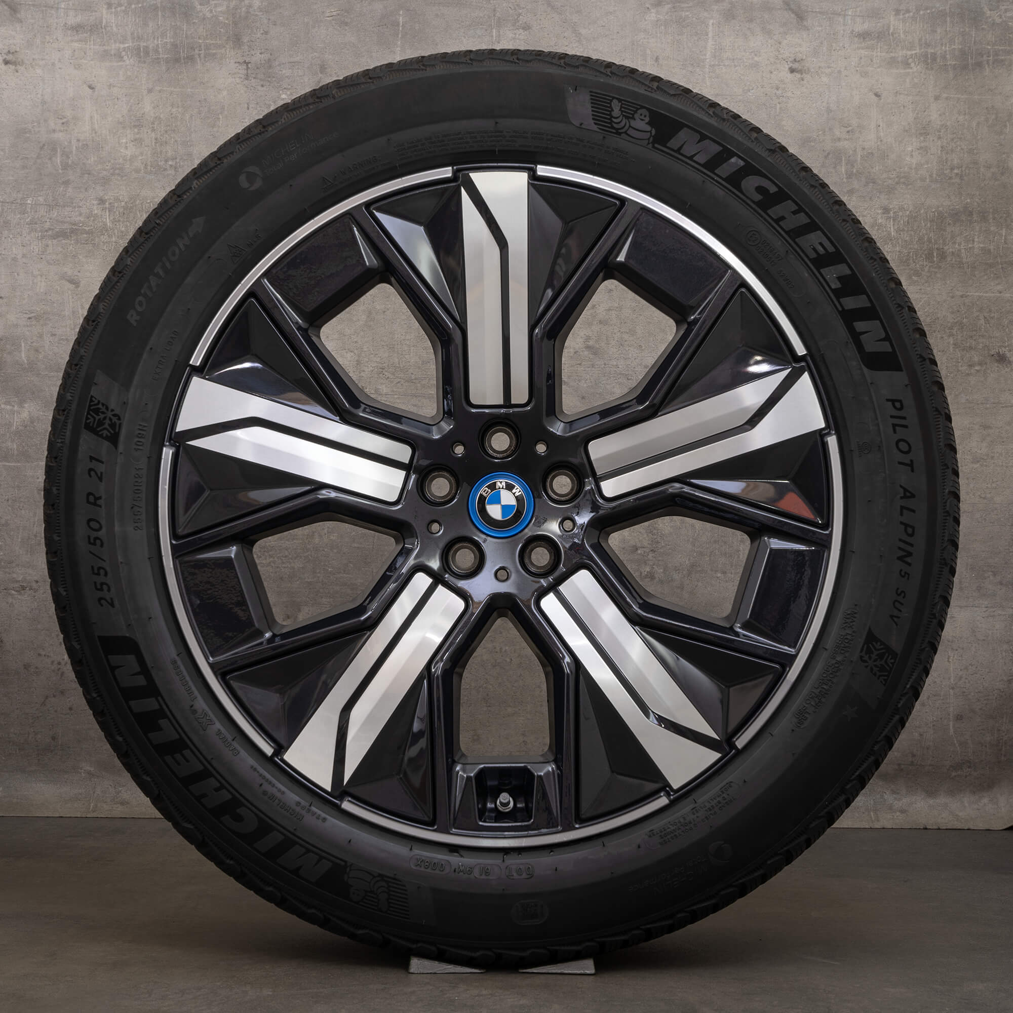 Cerchioni invernali originali BMW iX i20 da 21 pollici 5A02655 Styling 1011 nero