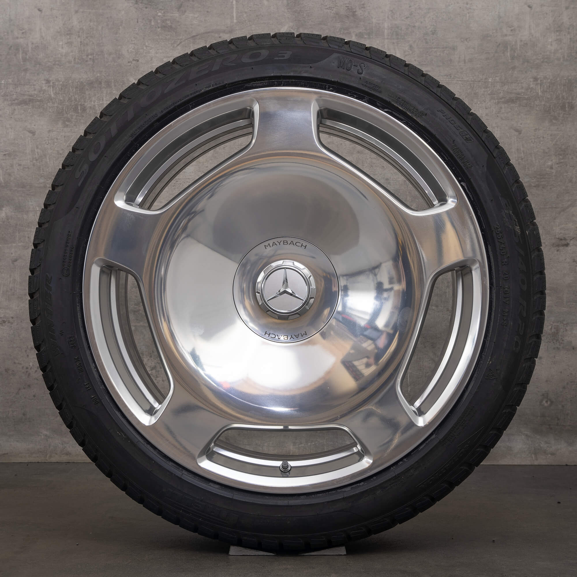 OEM Mercedes Maybach S Class rims 20 inch Z223 winter wheels A2234014200 A2234014300 chrome