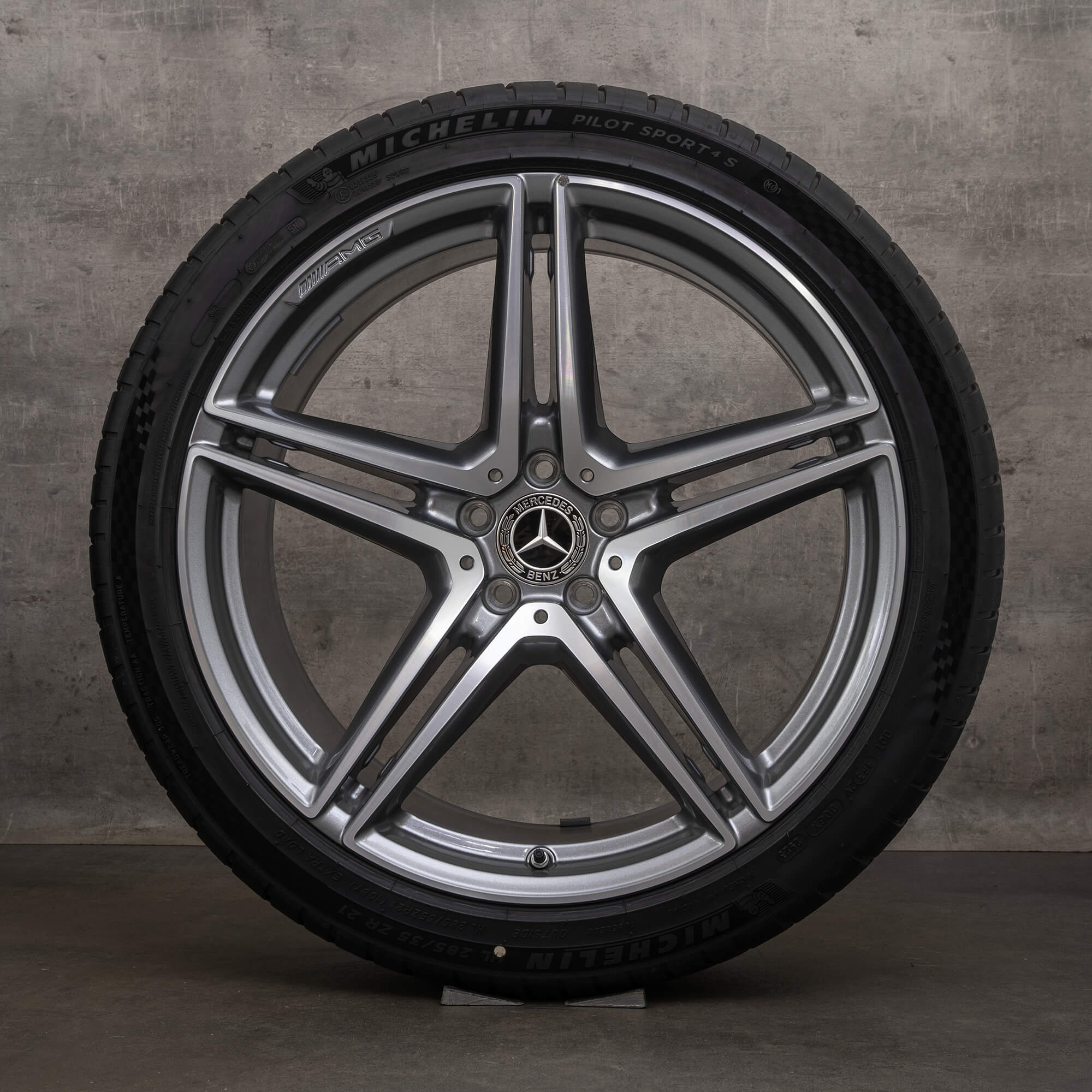 Originele Mercedes Benz S-Klasse S63 AMG velgen 21 inch W223 E-Performance zomerwielen A2234012100 A2234012200