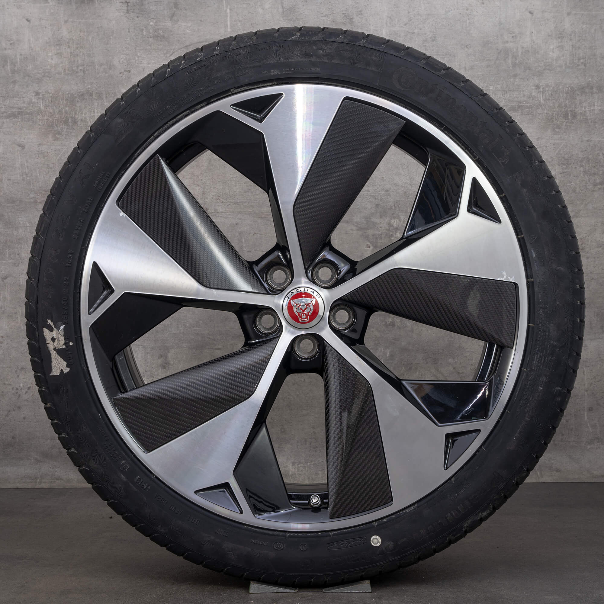 Jaguar 22 inch rims I-Pace alloy summer tires wheels J9DM-1007-AB