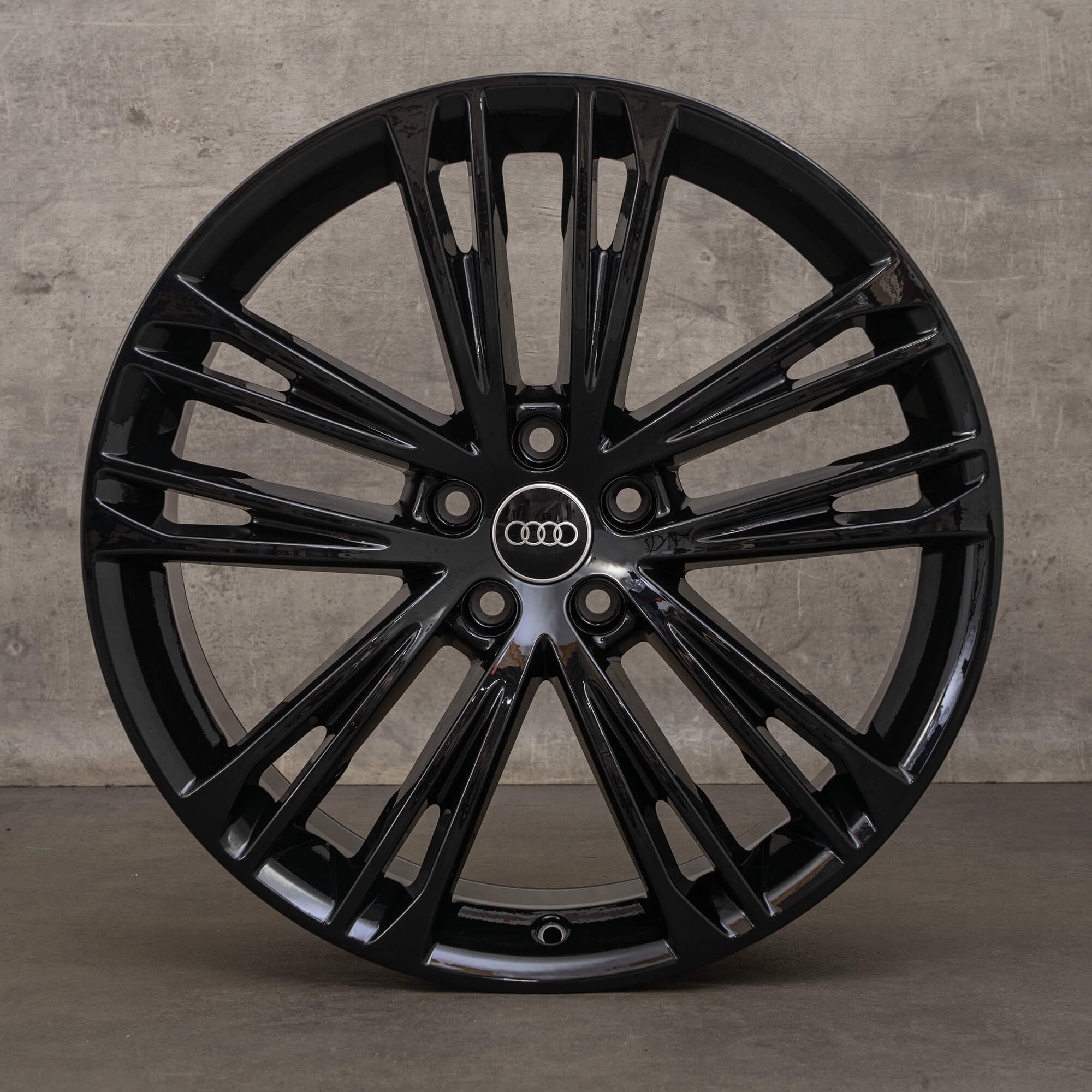 Original Audi A7 S7 4K C8 20 inch rims 4K8601025F black high gloss ET30