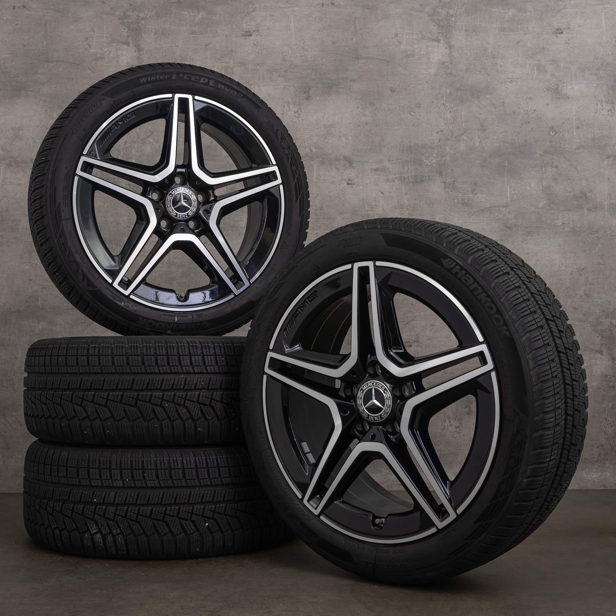 Jante de iarnă AMG Mercedes Benz AB Class CLA 18 inch W177 W247 originale