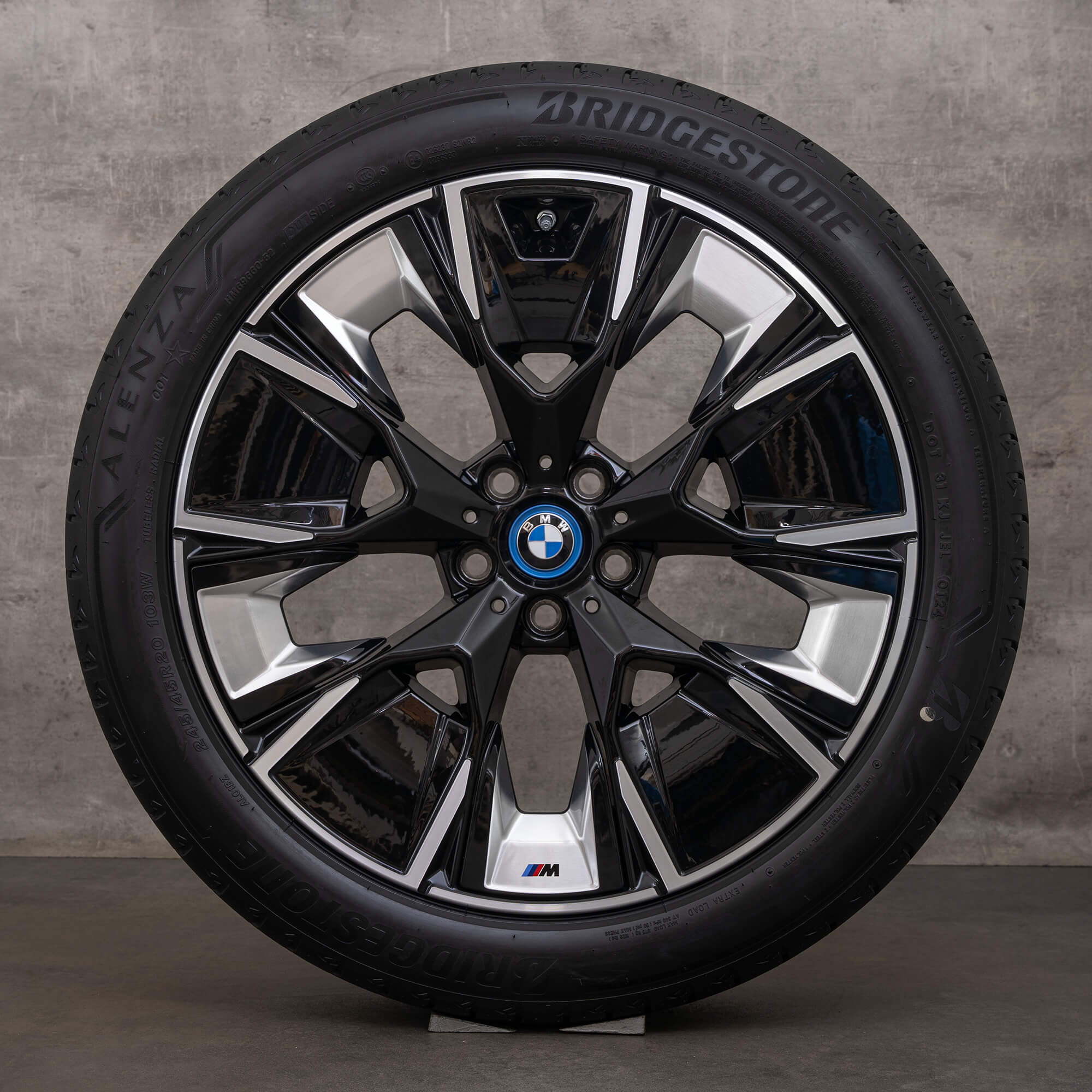 OEM BMW iX3 20 inch G08 rims summer tires Styling 890 M 7916267 7916268 black wheels NEW