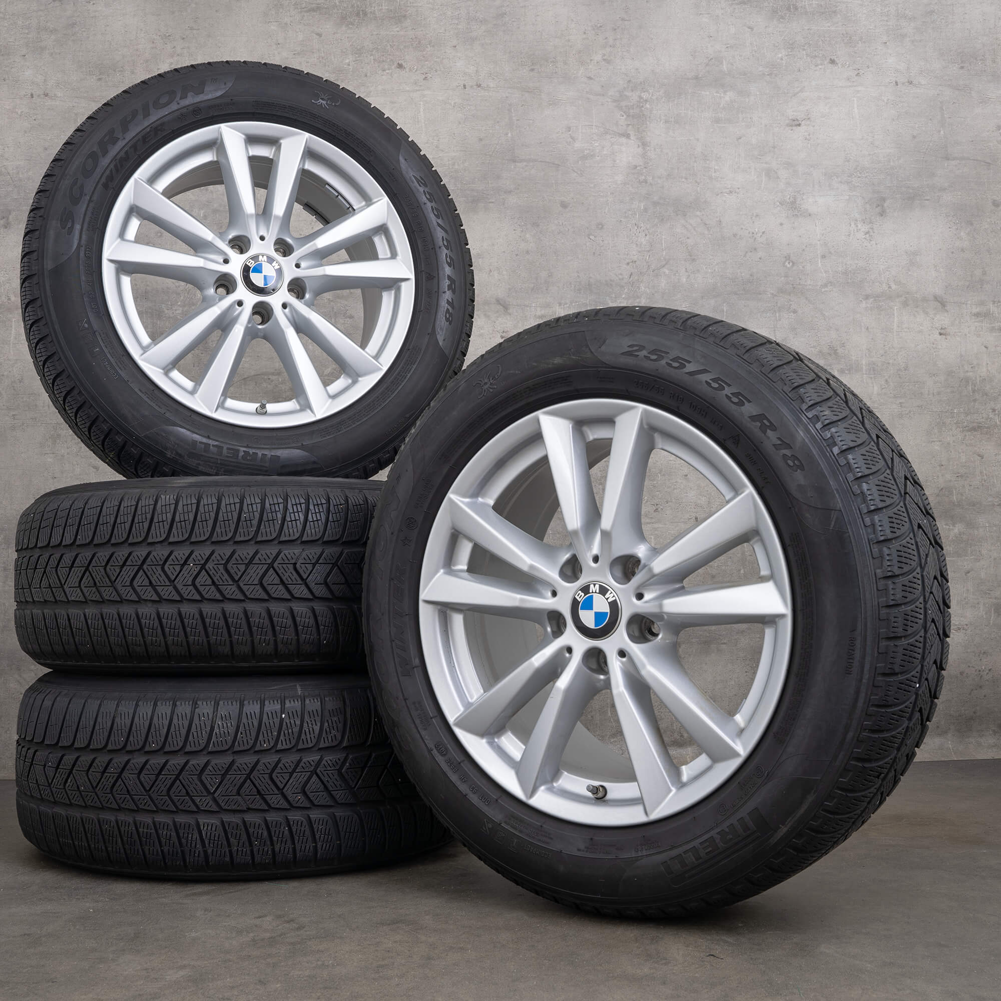 BMW X5 F15 Style 446 roues hiver pneus 18 pouces jantes 6853952