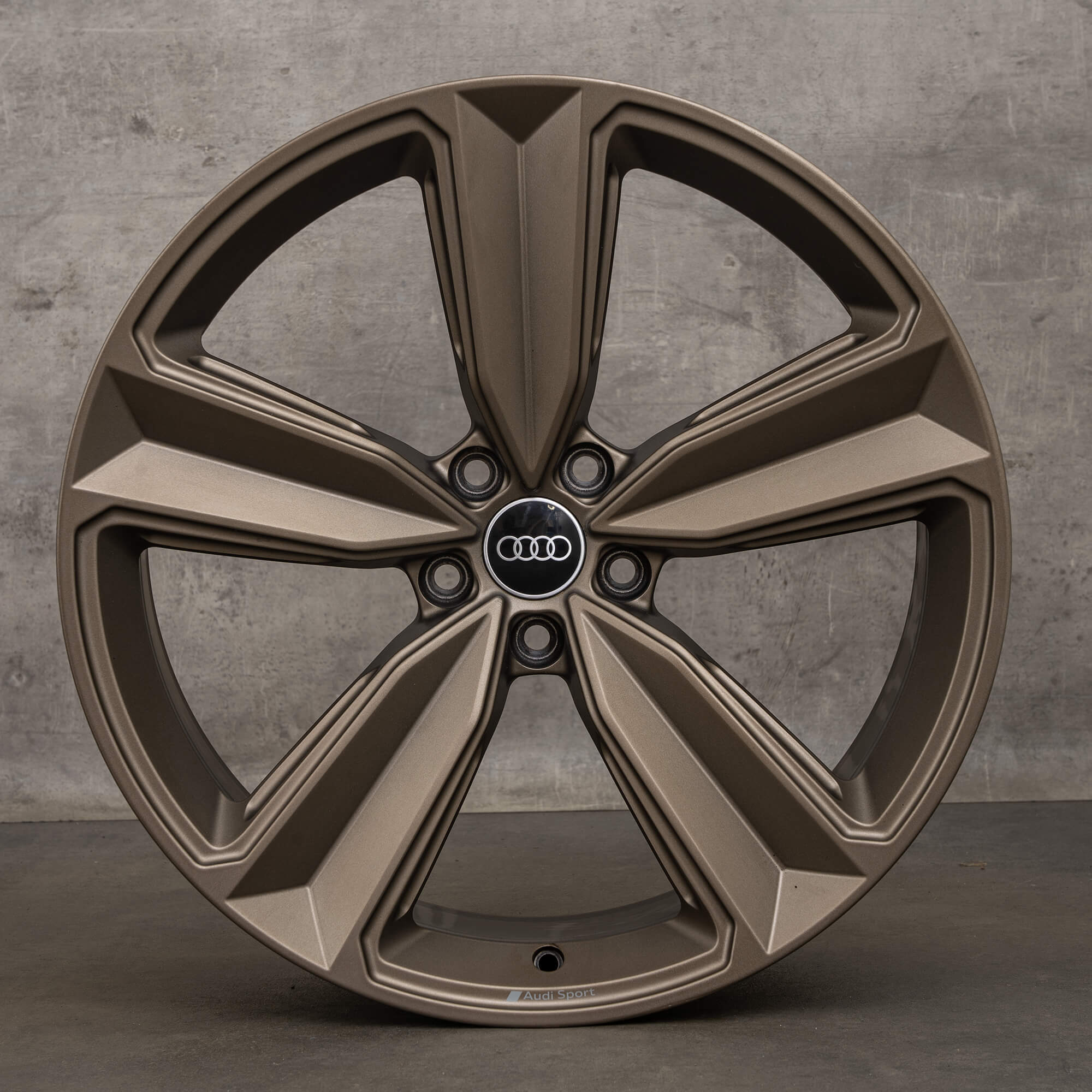 OEM Audi RS4 B9 8W RS5 F5 20 inch rims 8W0601025FQ aluminum Peak bronze