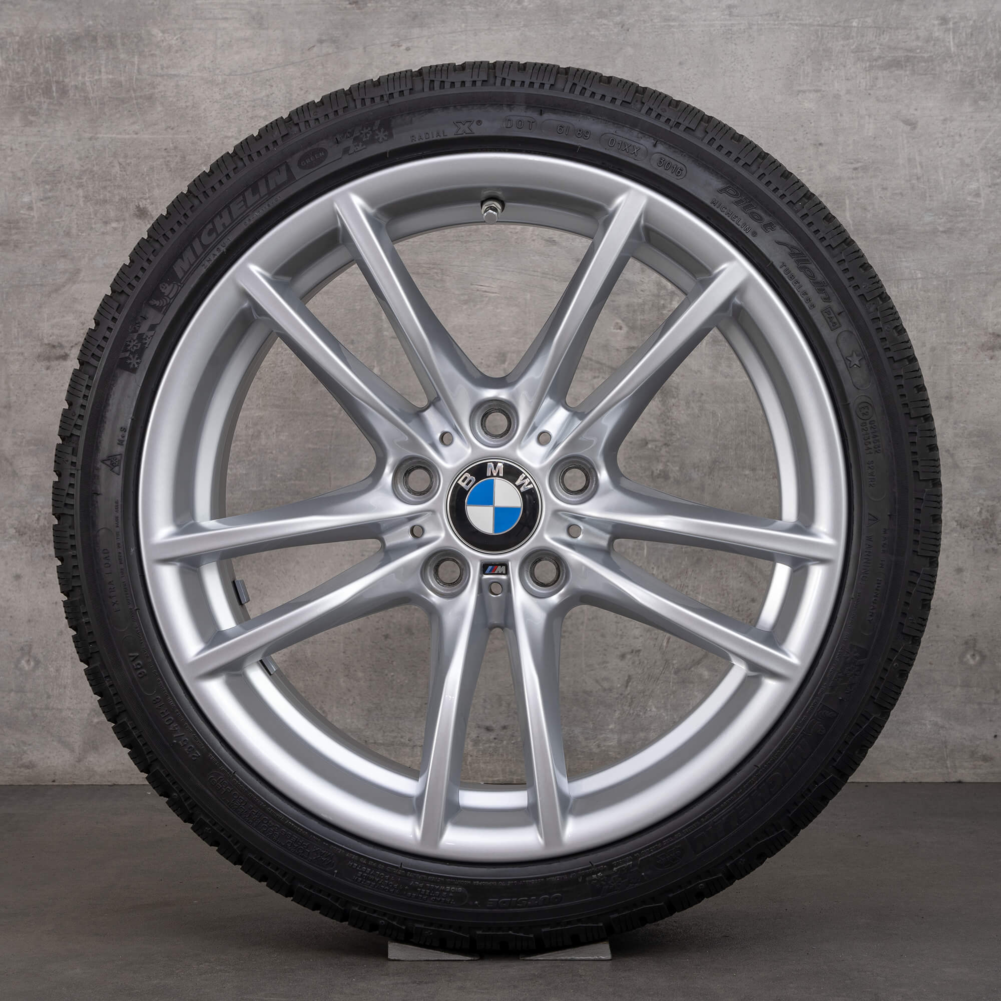 BMW winter wheels M2 F87 640 M tires 18 inch rims 2284905 2284906