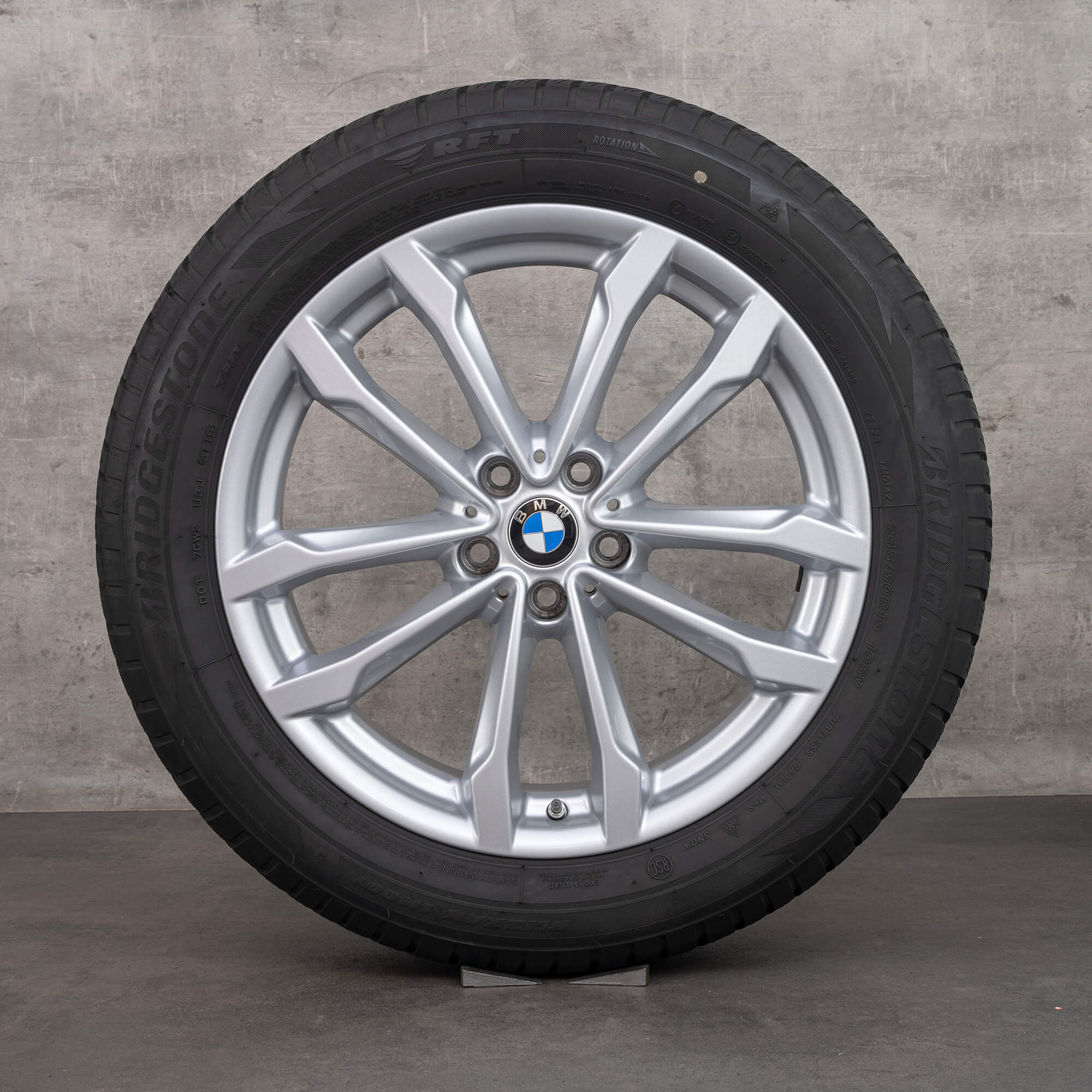 BMW 19 inch rims X3 G01 X4 G02 styling 691 winter tires OEM wheels