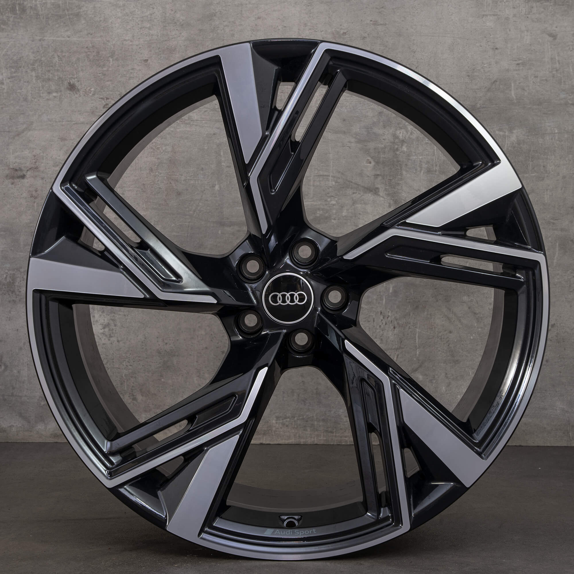 Audi 22 inch rims RS6 RS7 4K C8 alloy 4K0601025BL trapezoidal design