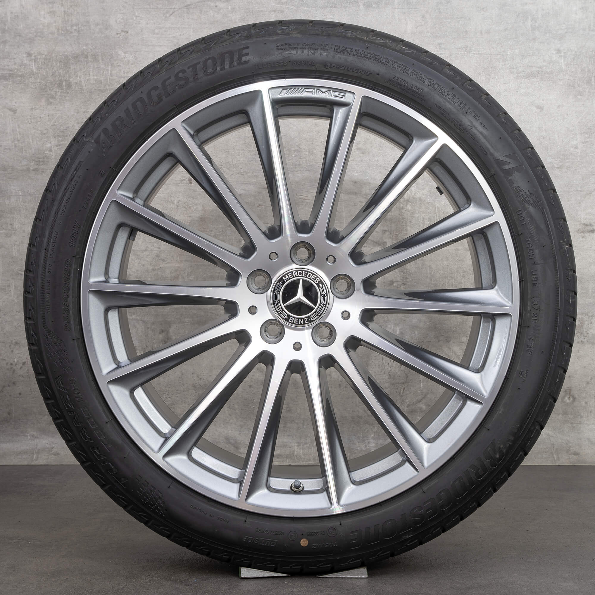 Llantas originales AMG Mercedes W223 V223 X223 de 20 pulgadas con neumáticos