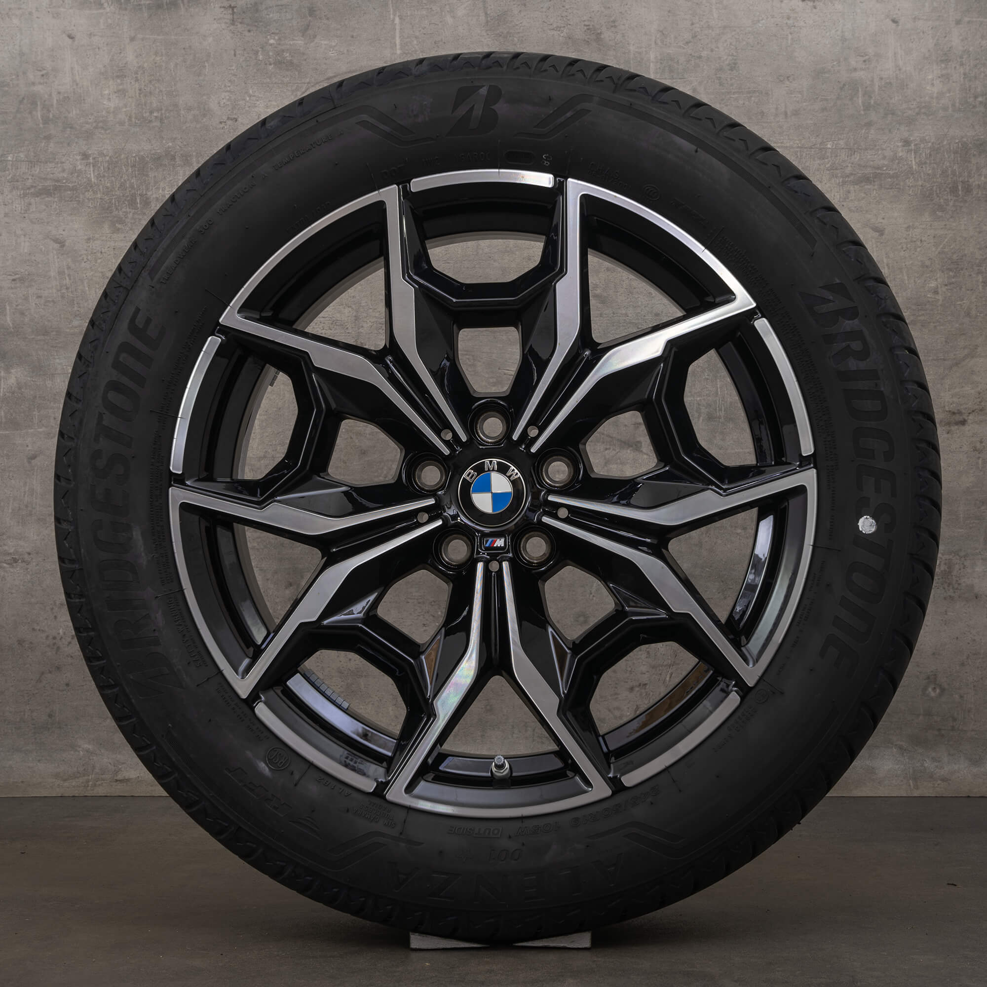 OEM BMW X3 X4 winter wheels 19 inch G01 G02 rims Styling 887 M 7916263 black high gloss