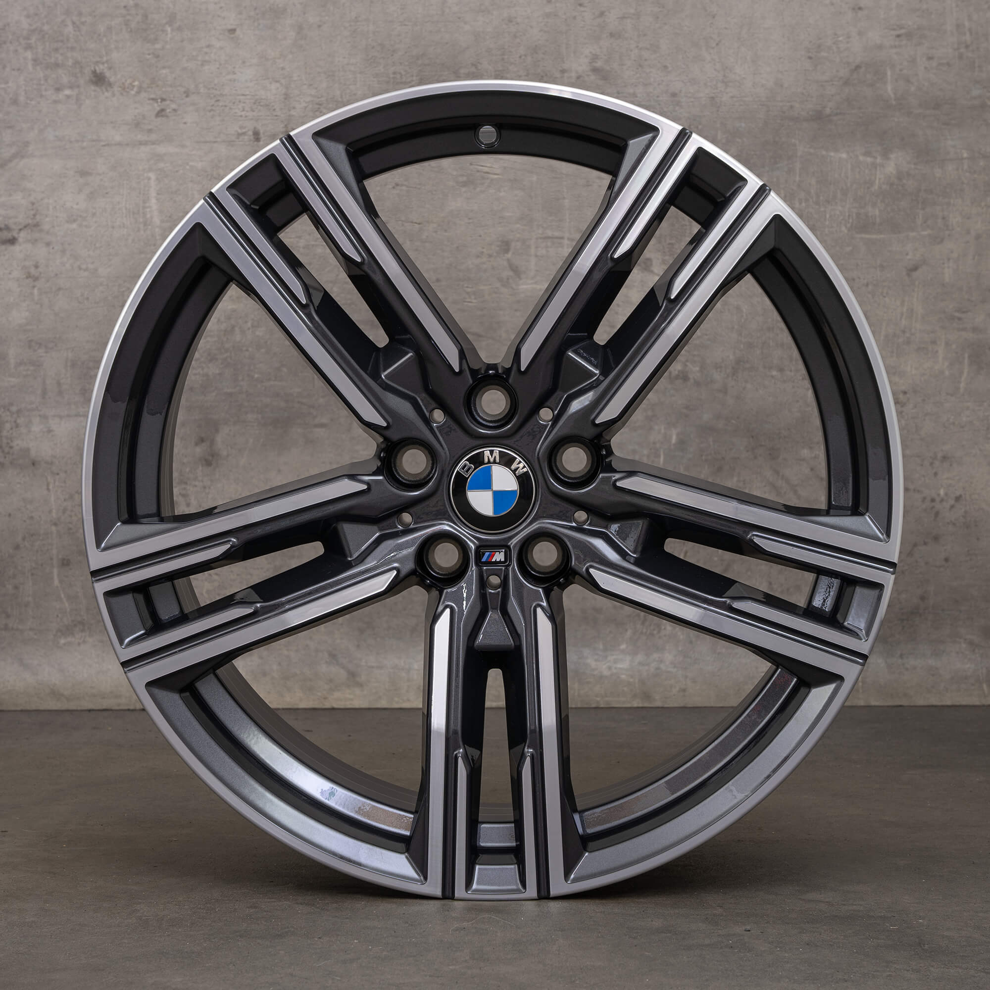 BMW Seria 8 G14 G15 G16 jante 19 inch 727 M 8090019 8090020 aluminiu orbit gri