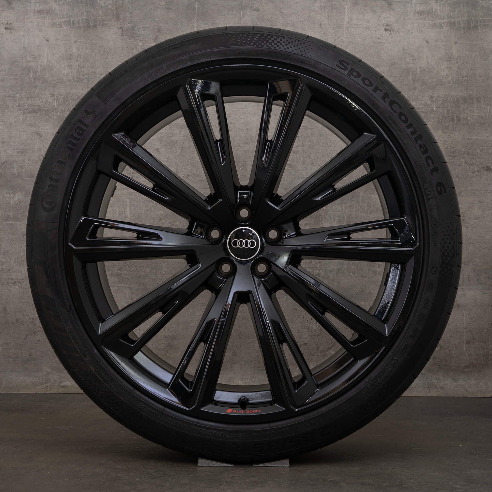 Originele Audi Q8 SQ8 velgen 23 inch 4M8 zomerwielen 4M8601025R zwart