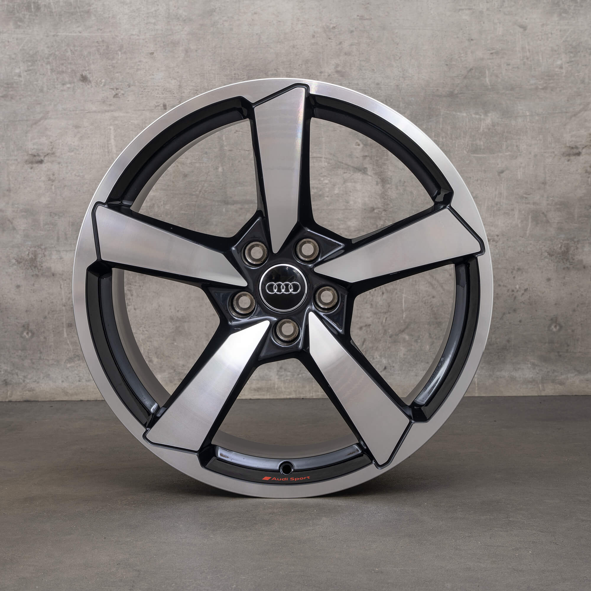 Audi A5 S5 F5 F5A 19 inch velgen zwart hoogglans 8W0601025FS NIEUW