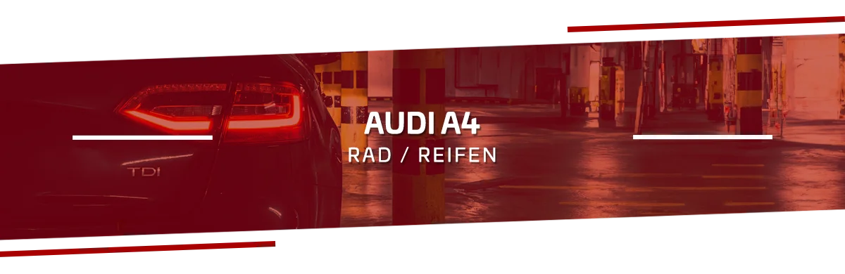 Rad-Reifenkombinationen Audi A4