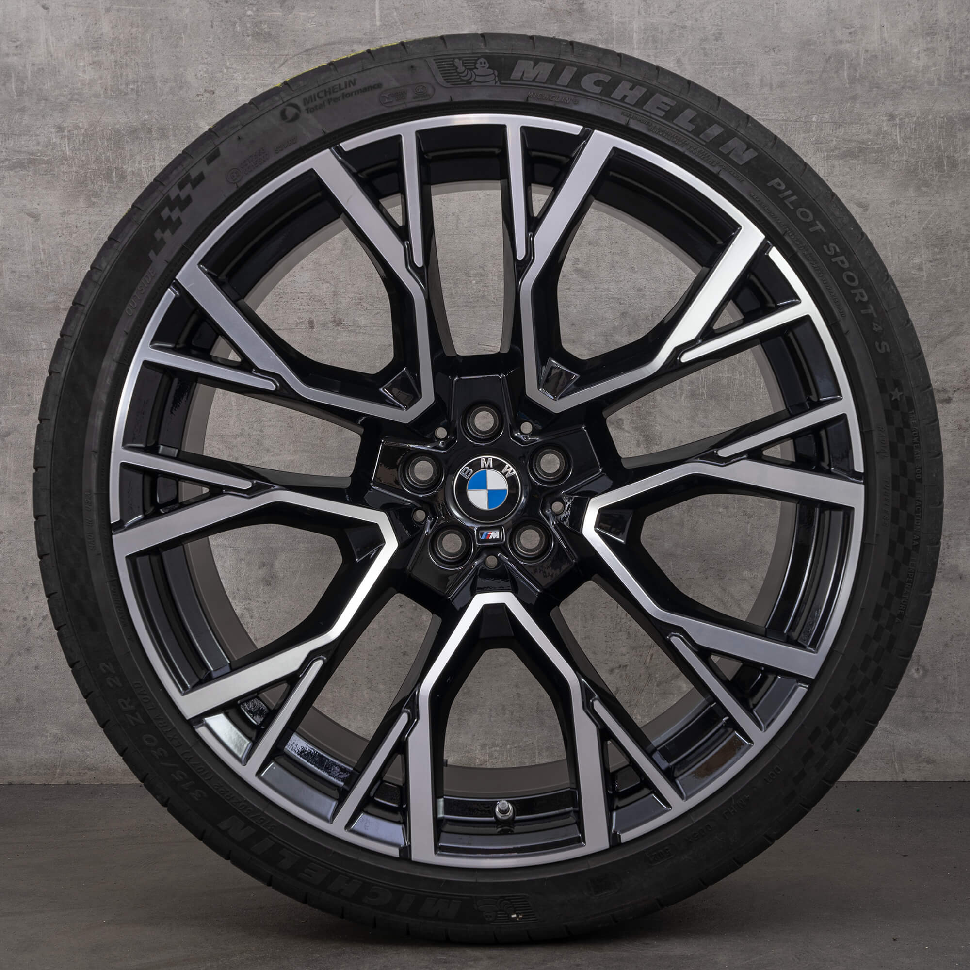 BMW 21 22 inch rims X5M F95 X6M F96 809M summer tires wheels