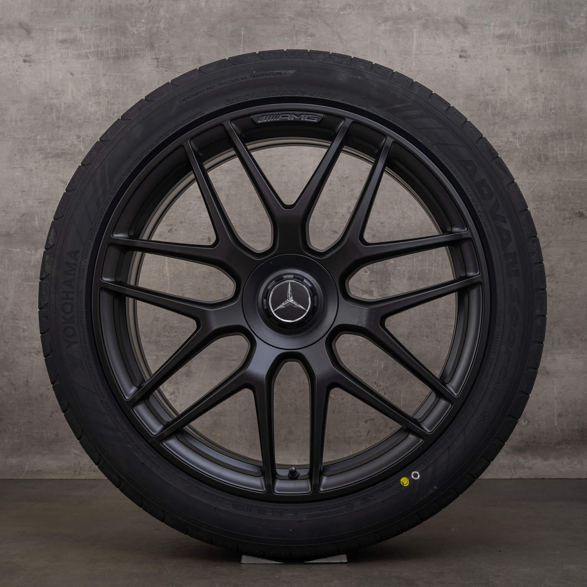 Jantes d'origine AMG Mercedes GLE 53 63 S 22 pouces X167 C167 pneus été A1674015601 A1674015701 roues