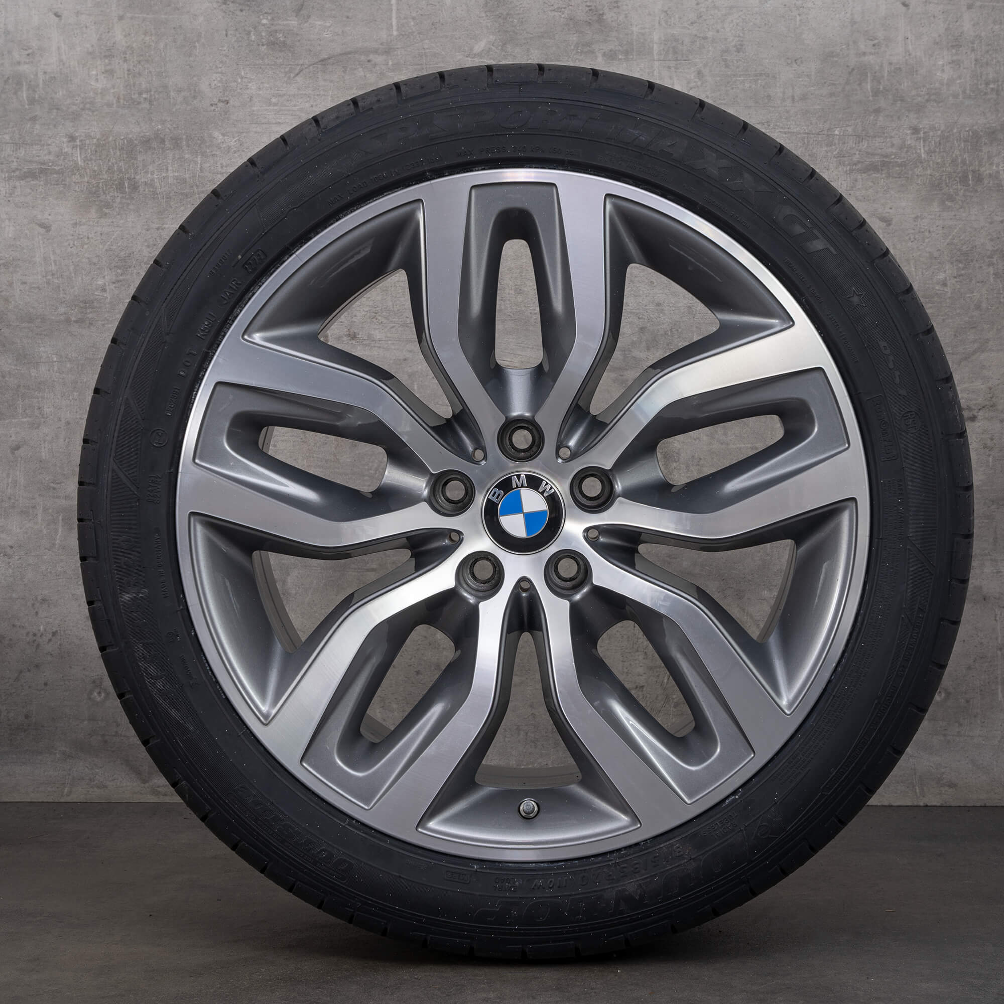 BMW X5 E70 F15 X6 F16 ráfky letni pneu kola 20palcová 6788027 6788028