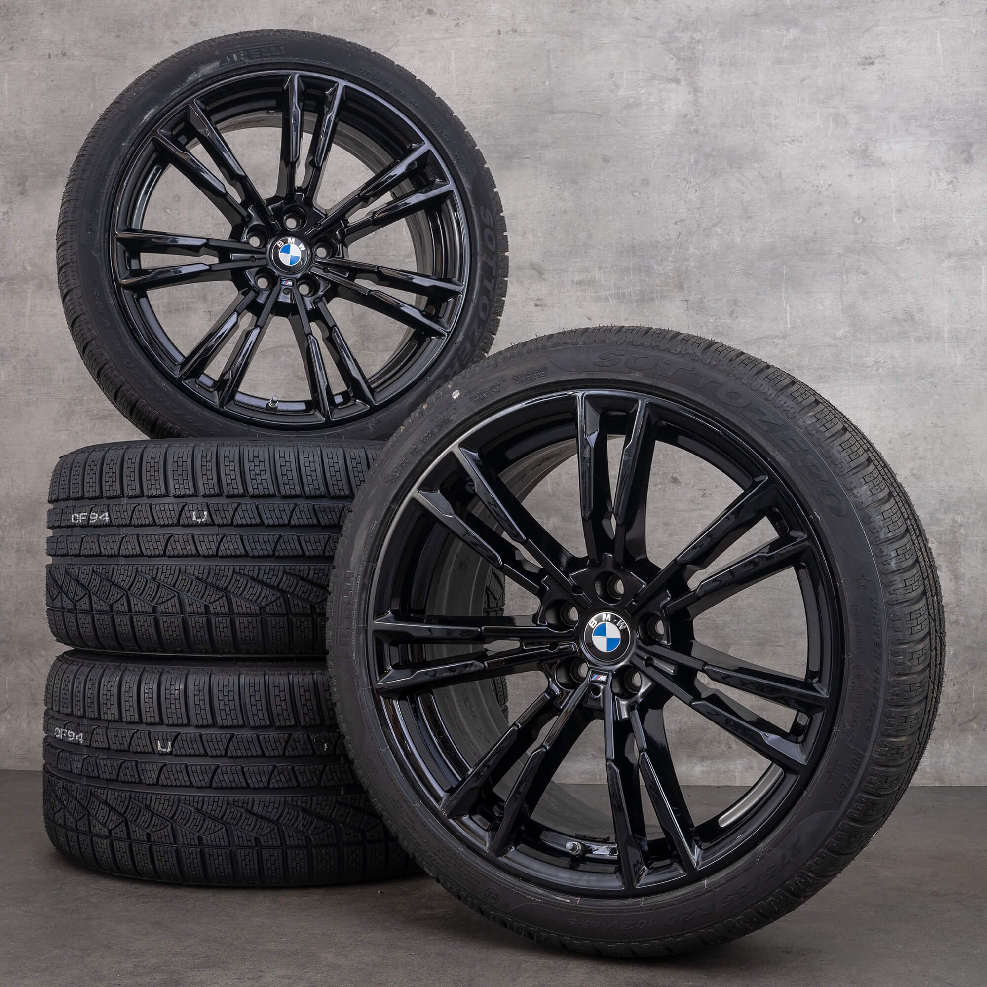 BMW M5 F90 20 palcové ráfky styling 706 M zimni pneumatiky alu kola 7857077 7857078