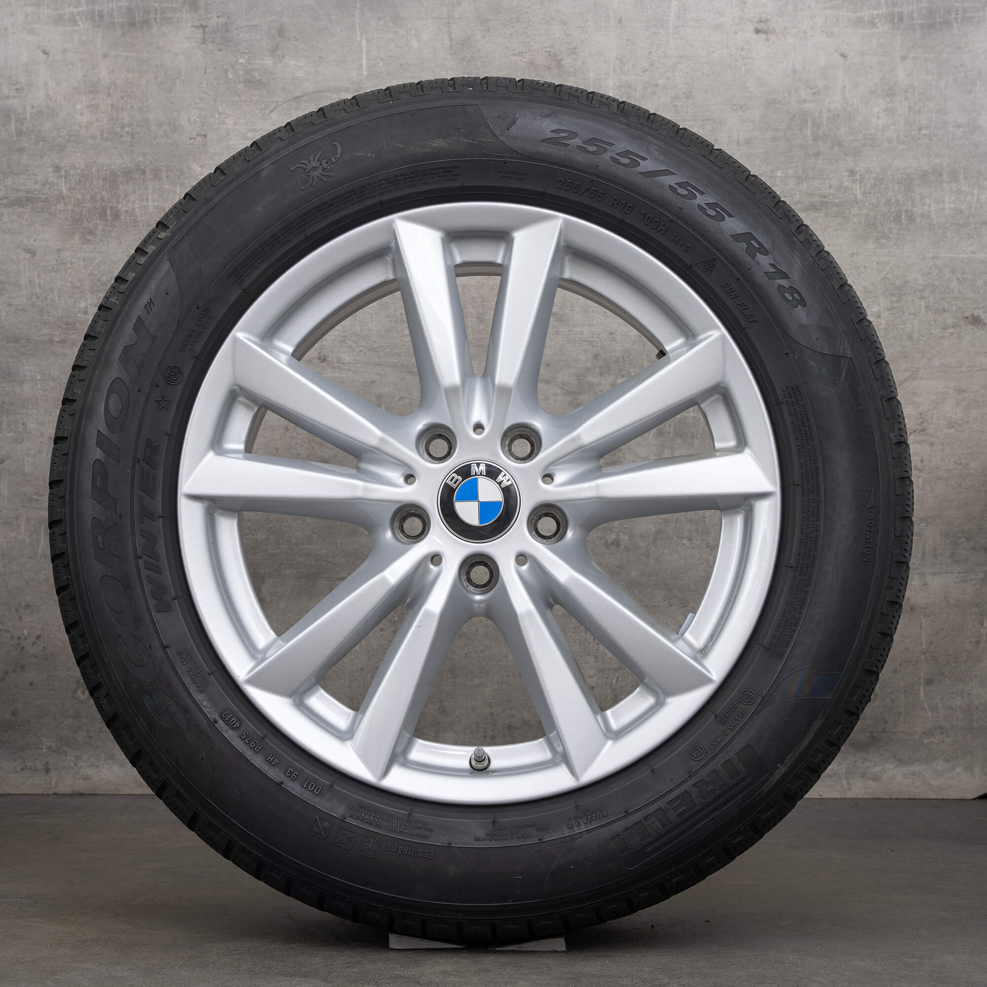BMW X5 F15 Styling 446 kış jantları 18 inç lastikleri jantlar 6853952
