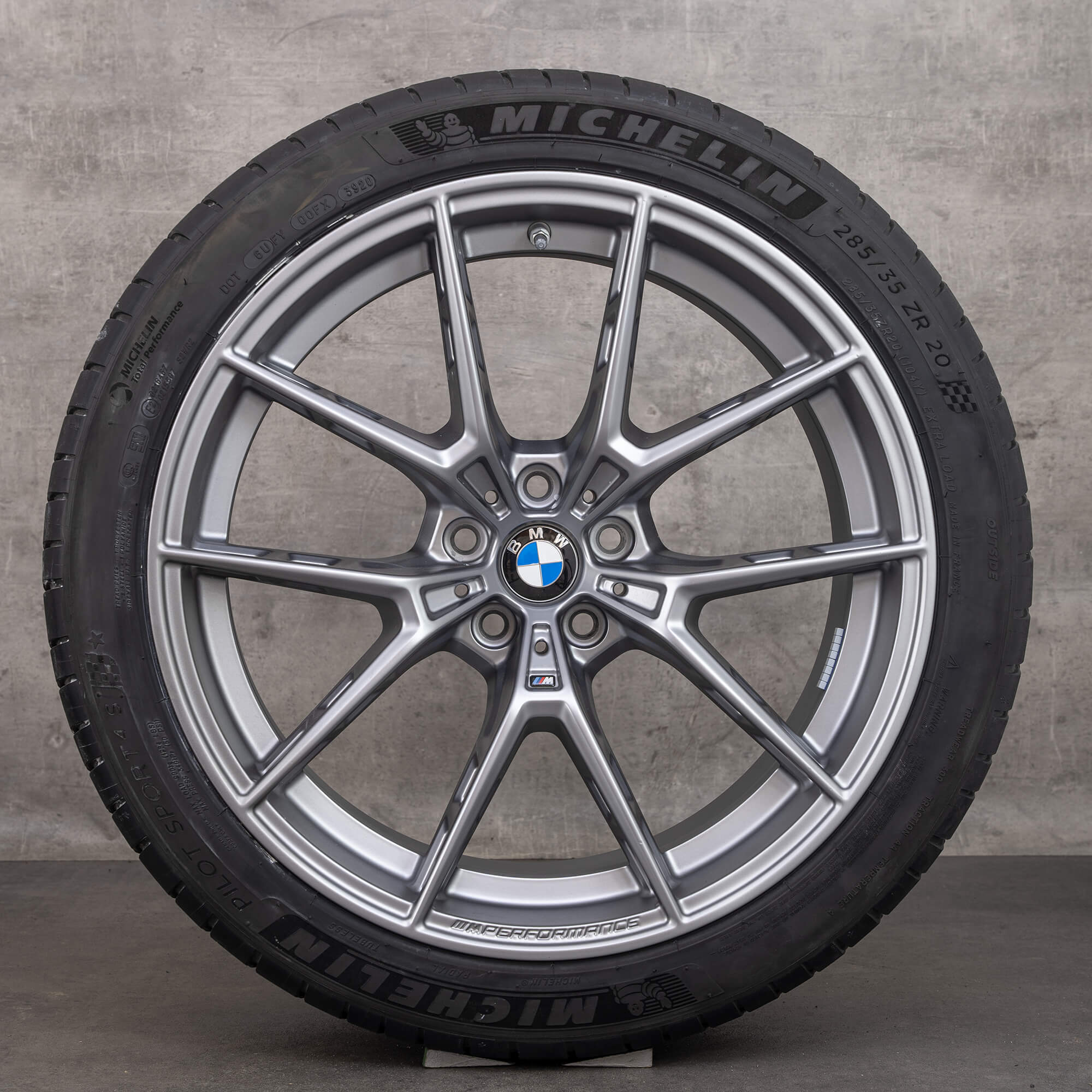 BMW 20 inch velgen M5 F90 M8 F91 F92 M863 alloy zomerbanden zomerwielen