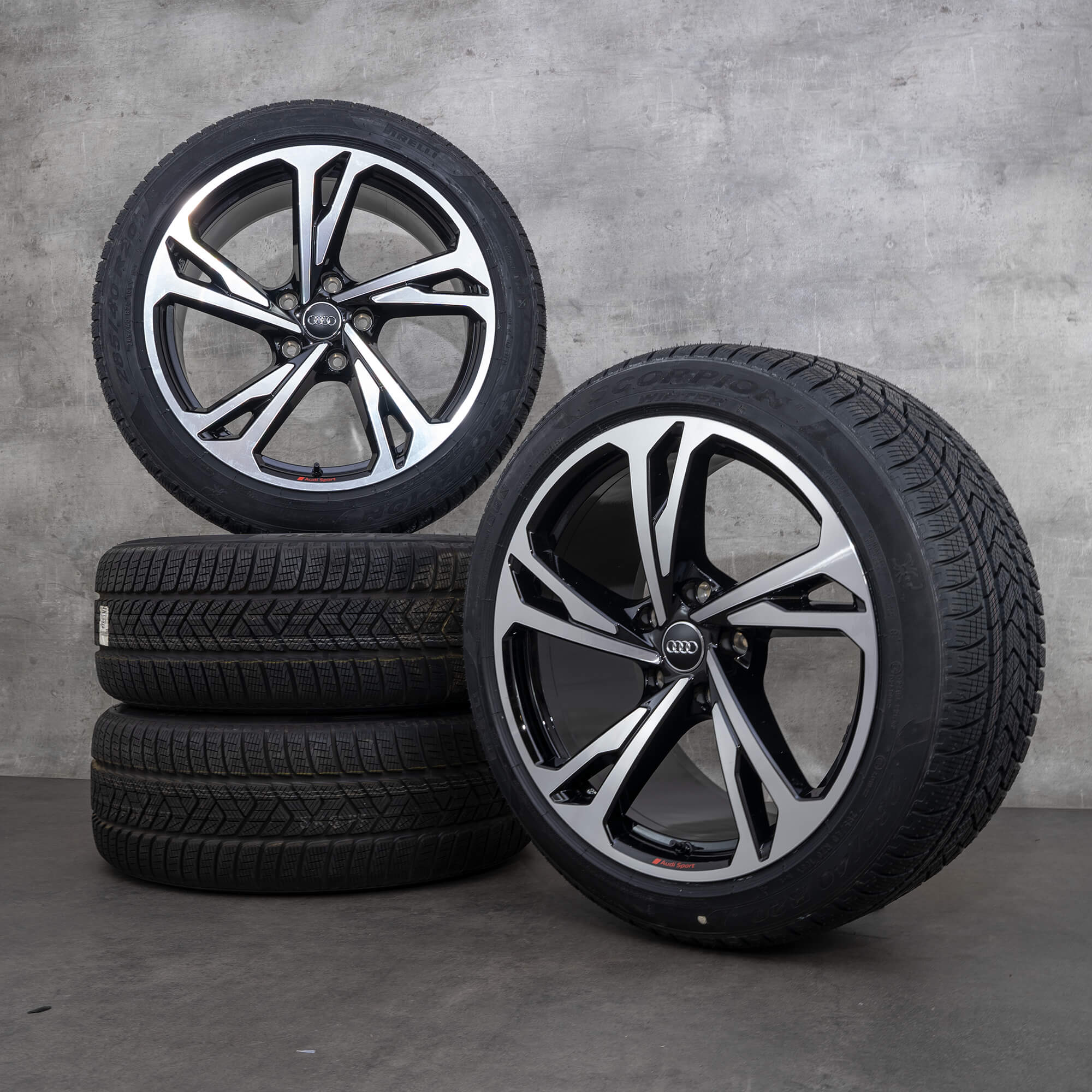 Audi 20 inch velgen e-tron GT FW alloy concave winterbanden winterwielen