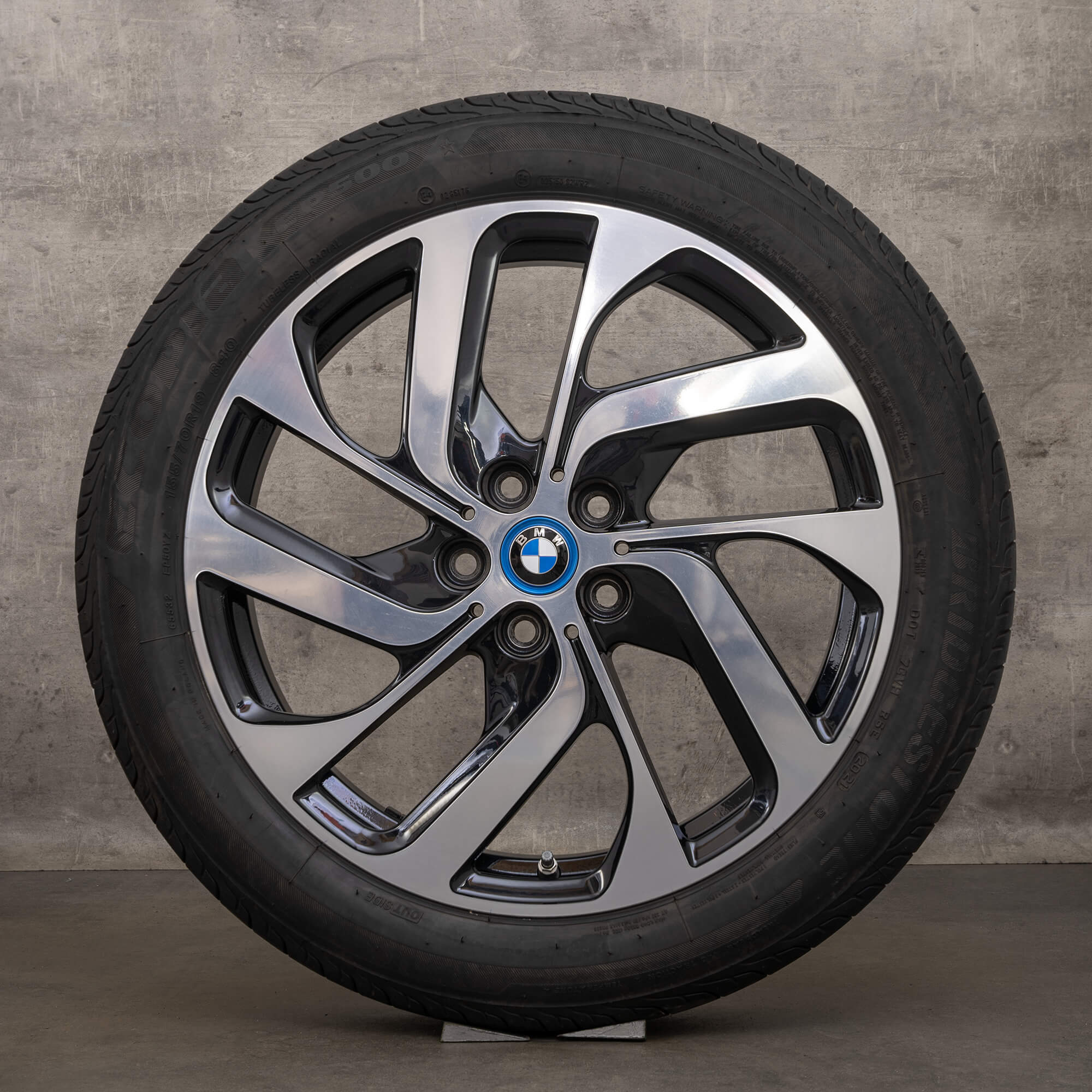 Llantas originales BMW i3 I01 de 19 pulgadas con neumáticos verano 6852054