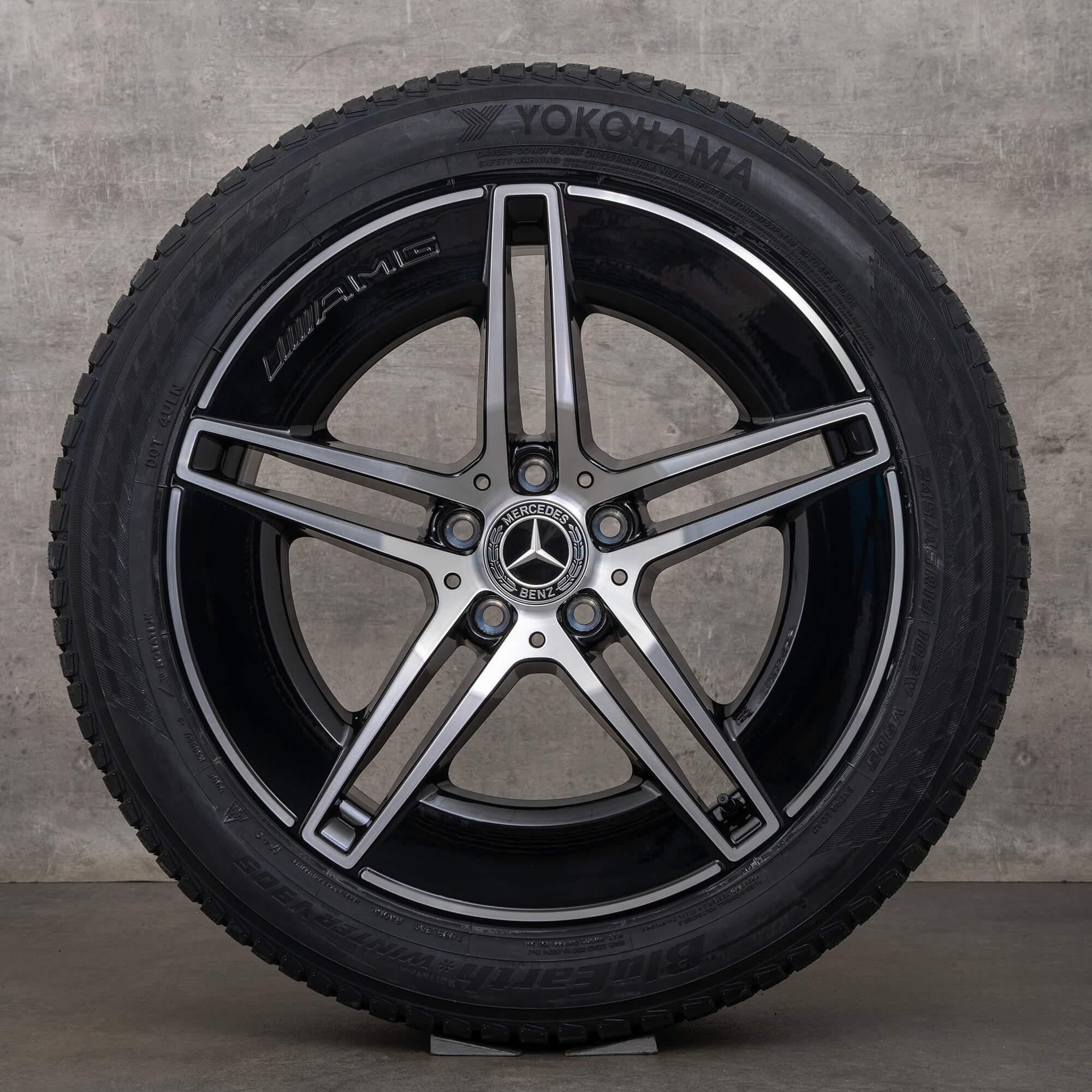 Originele Mercedes AMG W214 S214 19 inch winterbanden velgen A2144010300 NIEUW