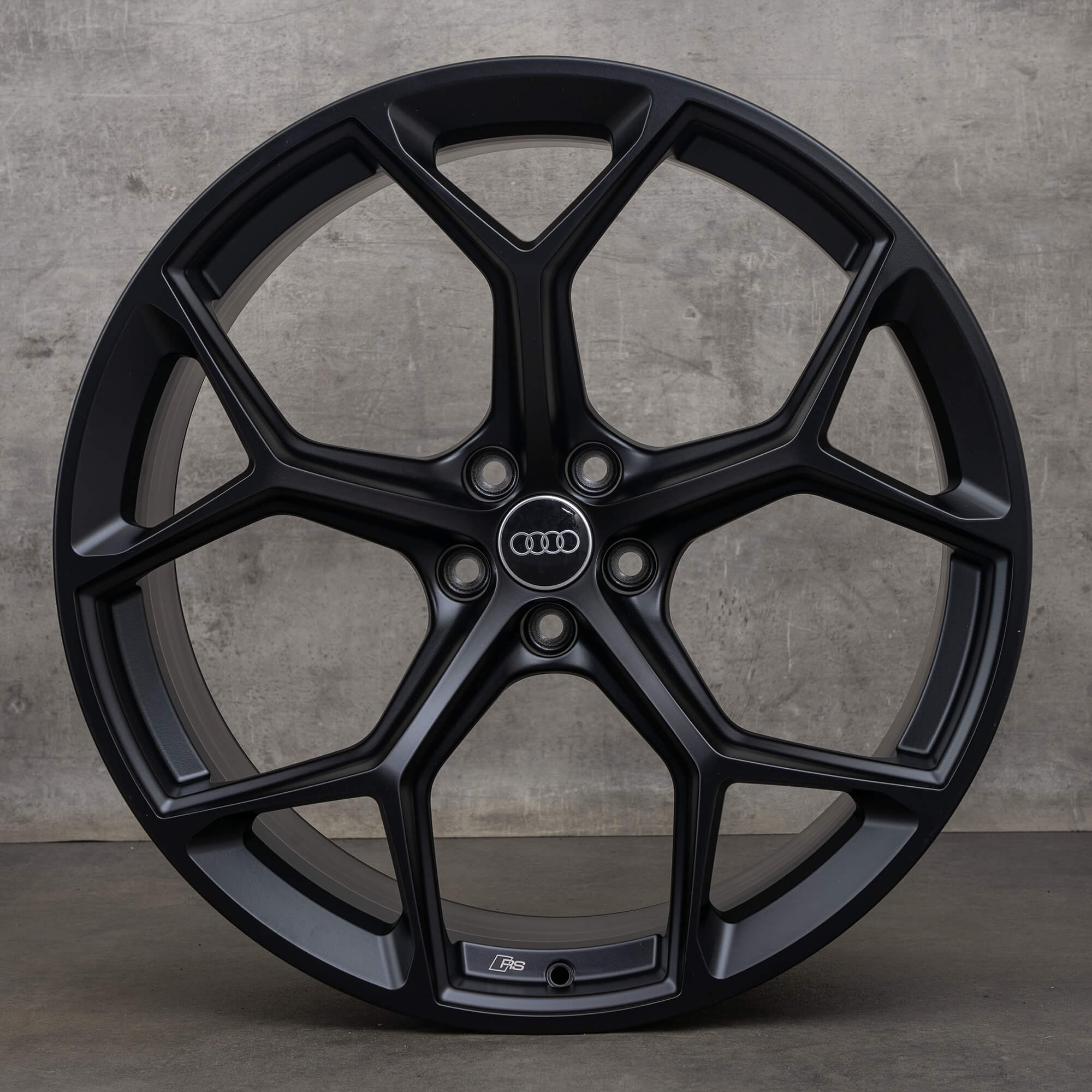 Audi RS6 RS7 4K C8 22 inch rims black matt 4K0601025BM honeycomb design NEW