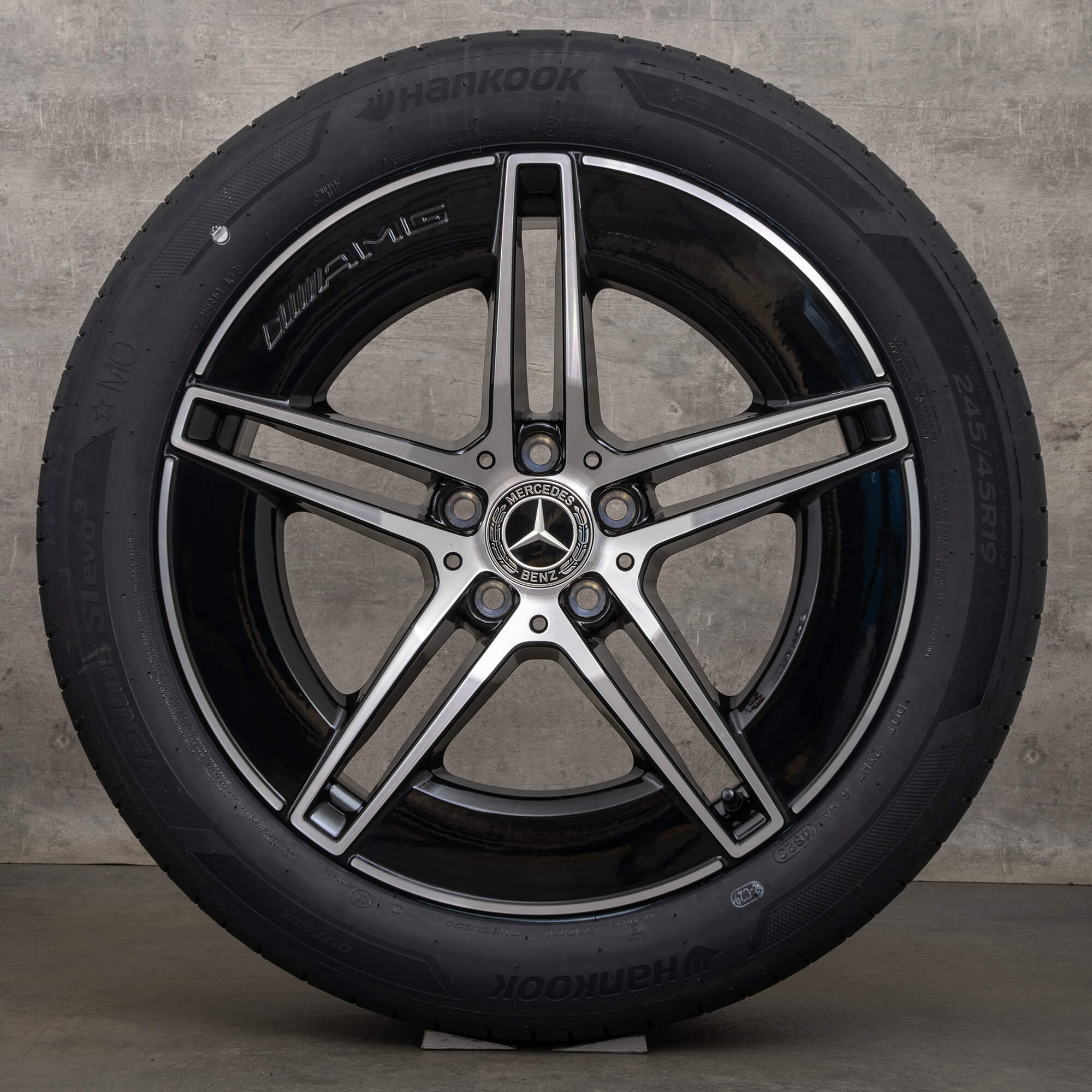 Jante anvelope de vara originale Mercedes AMG W214 S214 19 inch A2144010300 NOU