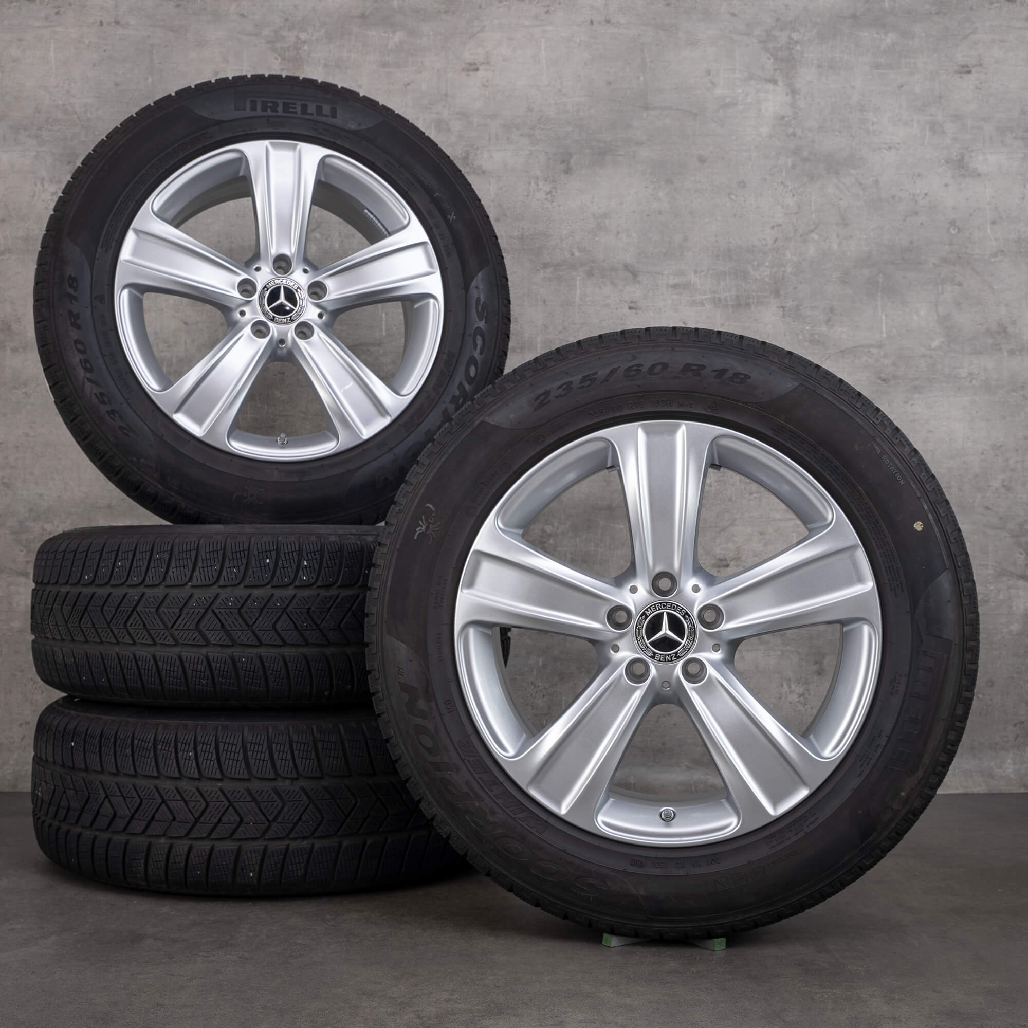 Mercedes 18 inch rims GLC W253 X253 C253 OEM winter wheels A2534012100