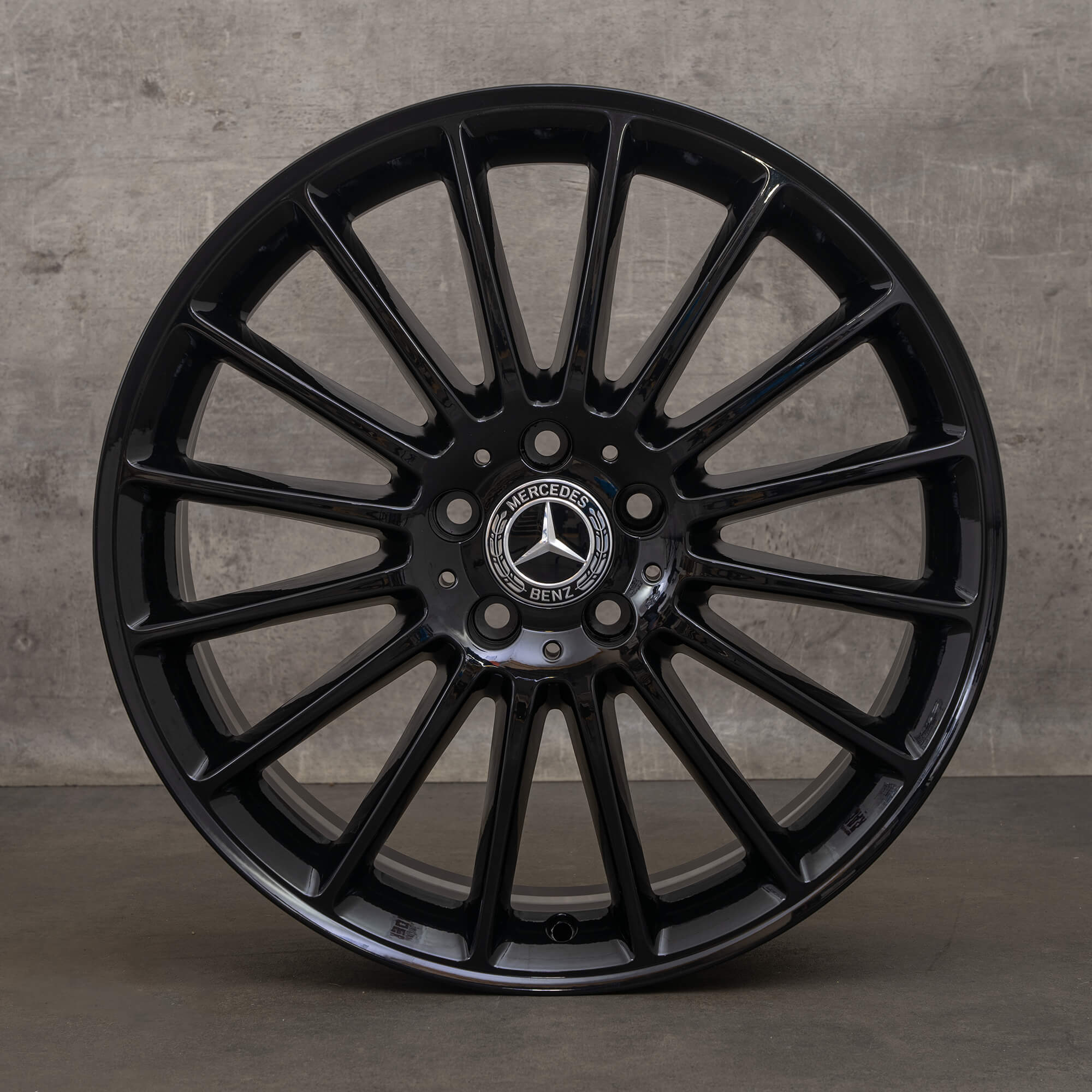 Originele Mercedes Benz V-Klasse Vito Viano W447 19 inch velgen A4474012700 zwart glans