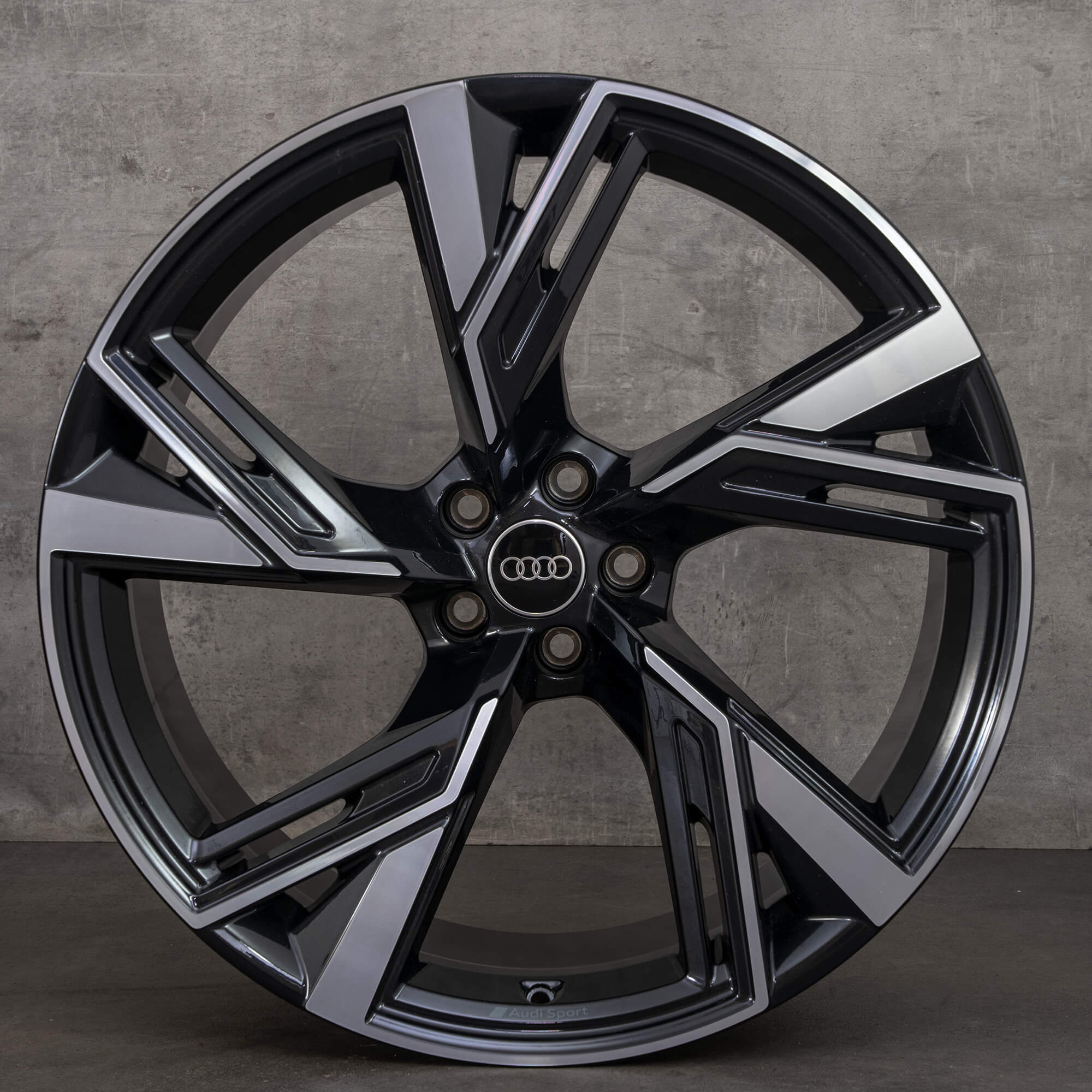 Audi 22 inch rims RS6 RS7 4K C8 alloy 4K0601025BL trapezoidal design