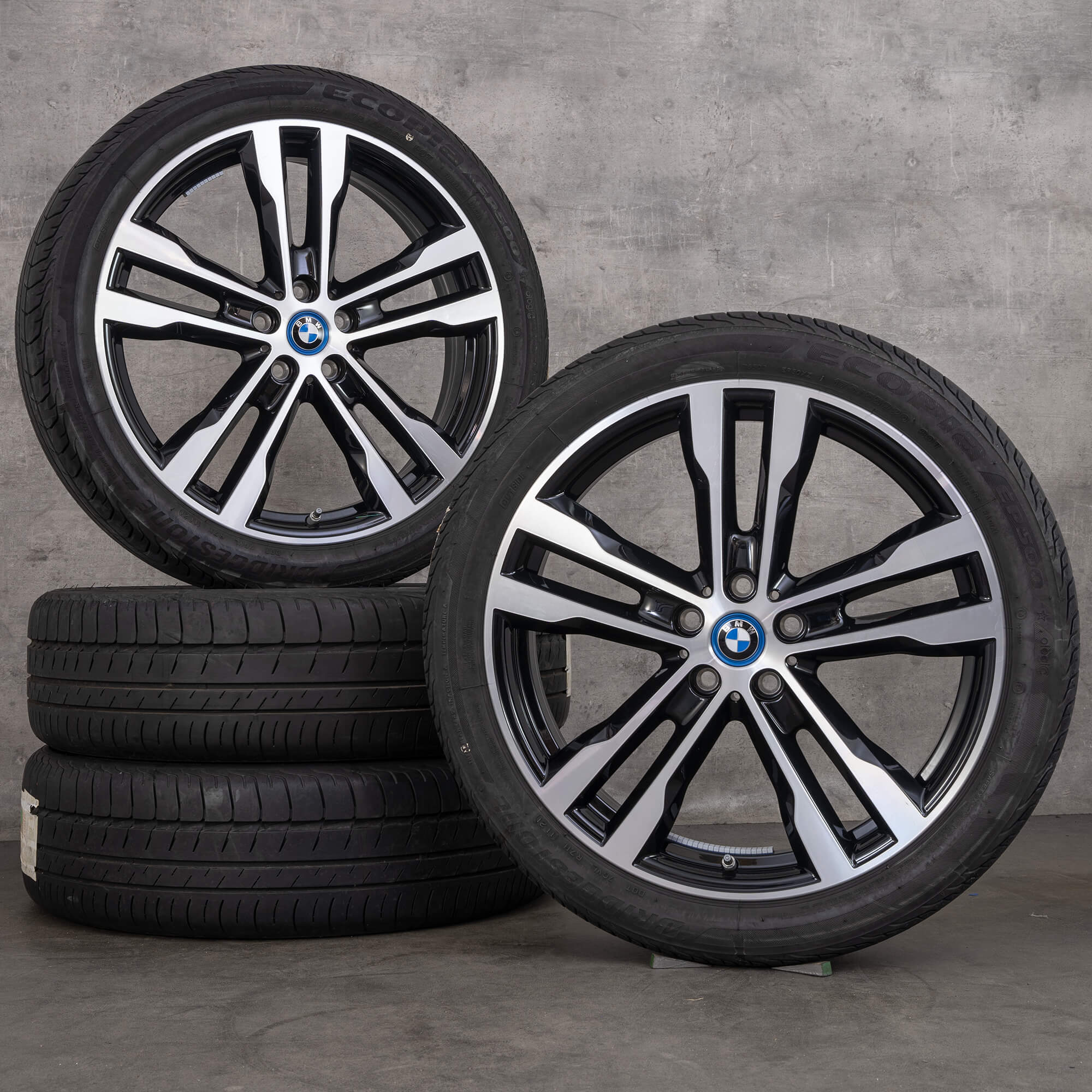 BMW 20 tums fälgar i-modeller i3s I01 sommardäck sommarhjul 6 mm