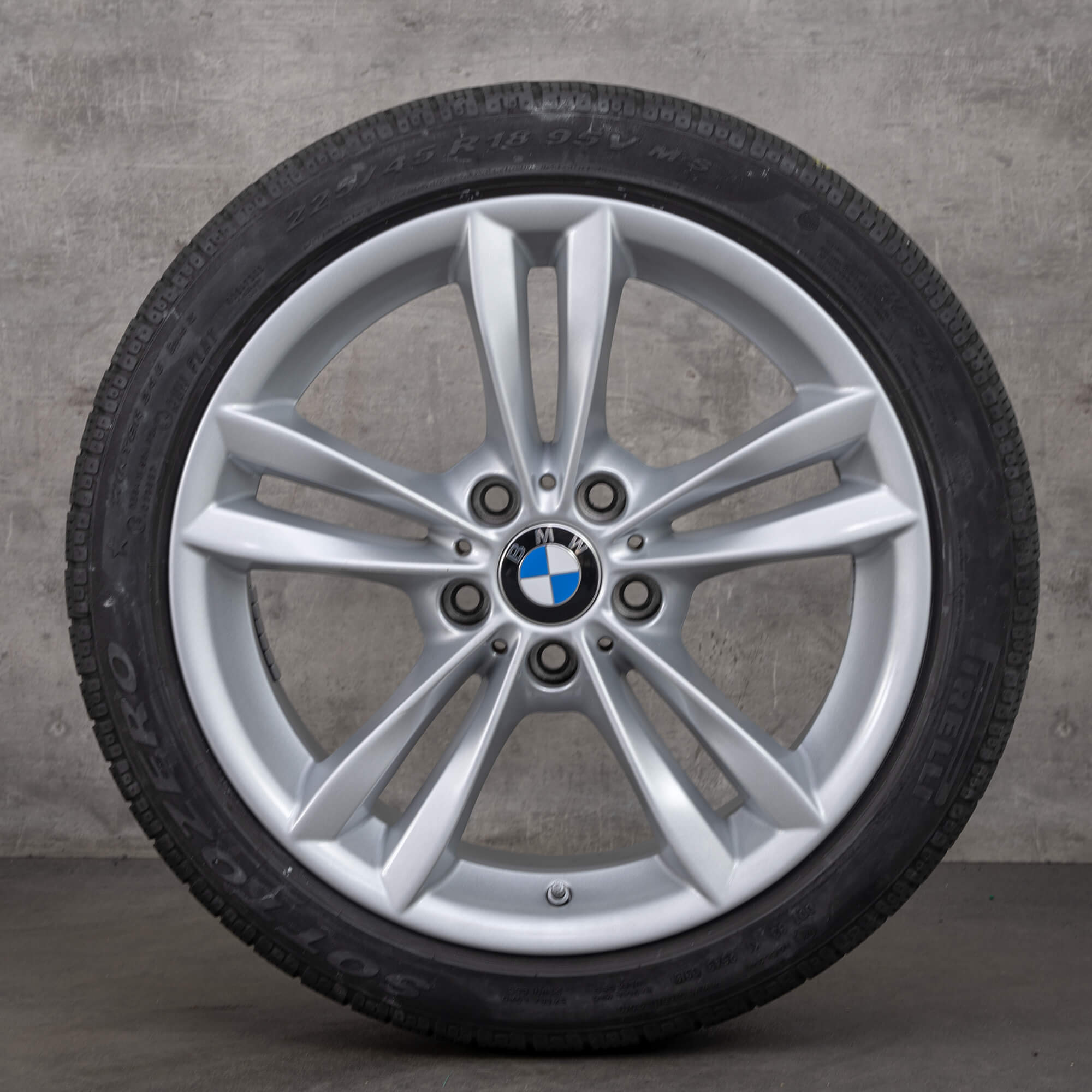 BMW 18 inch rims 3 series F30 F31 4 F32 F33 658 winter tires wheels 6866306