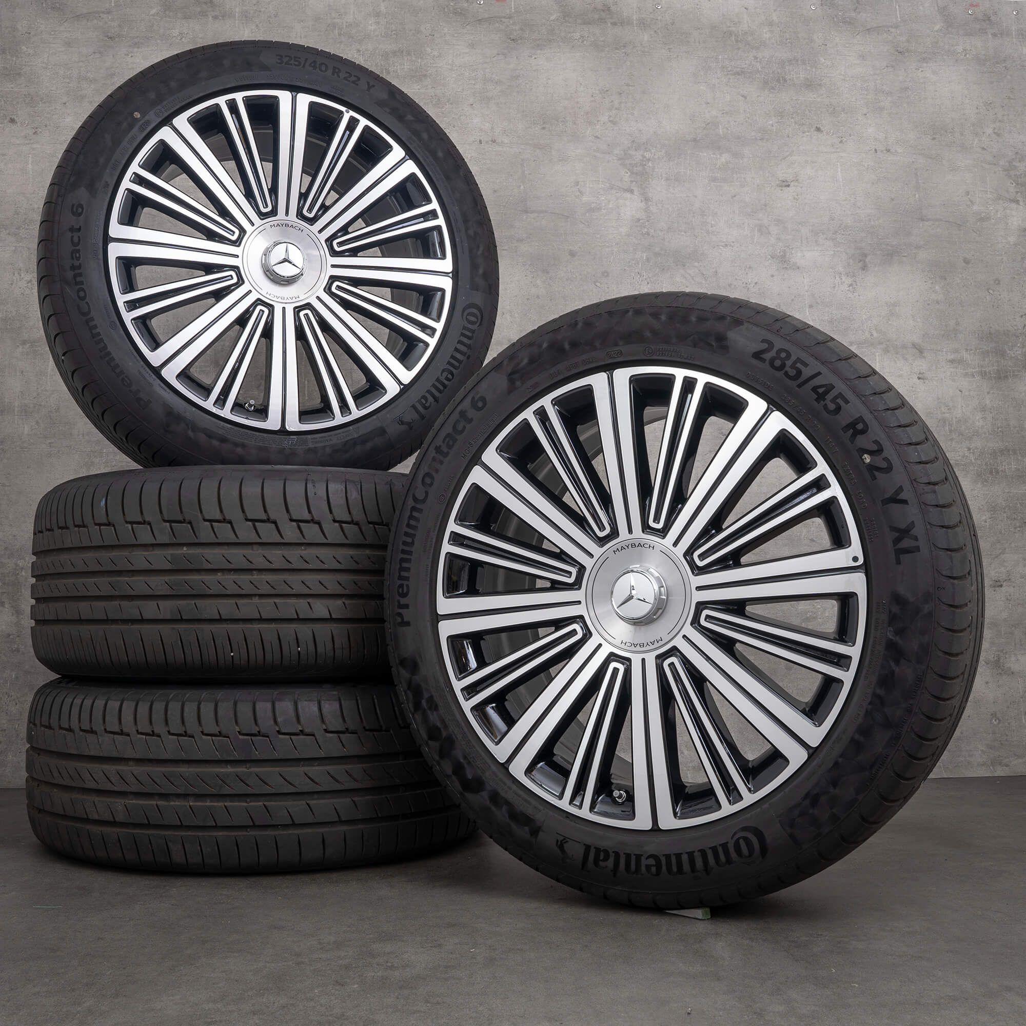 Maybach GLS 600 4Matic X167 summer wheels tires 22 inch rims