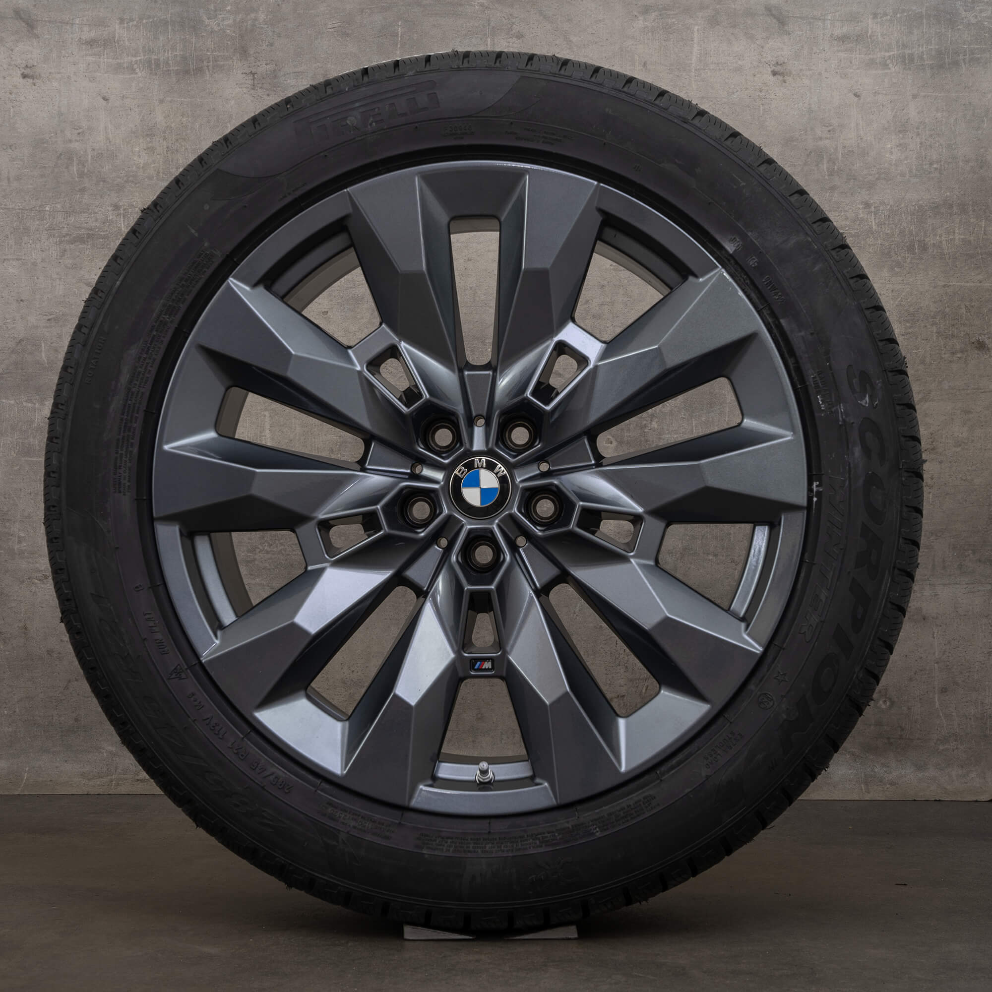 Originální zimni alu kola BMW XM 21" ráfky G09 styl 917 M 6856012 gunmetal grey