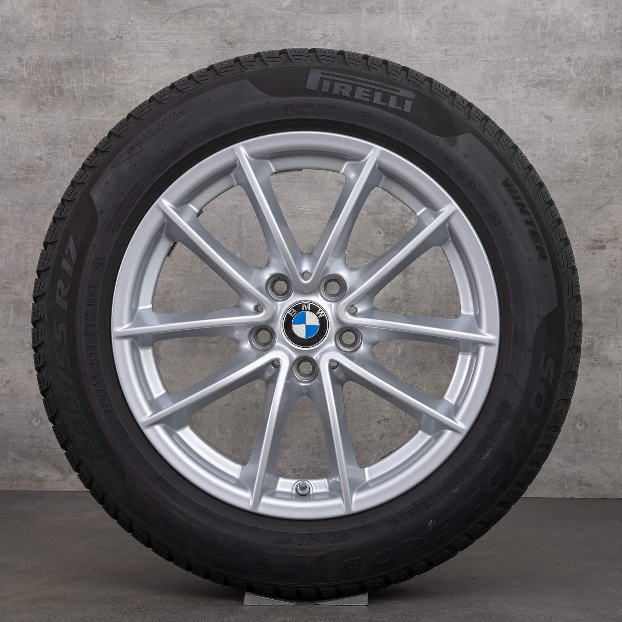 BMW 5 Series G30 G31 winter wheels 17 inch tires rims styling 618 6868217