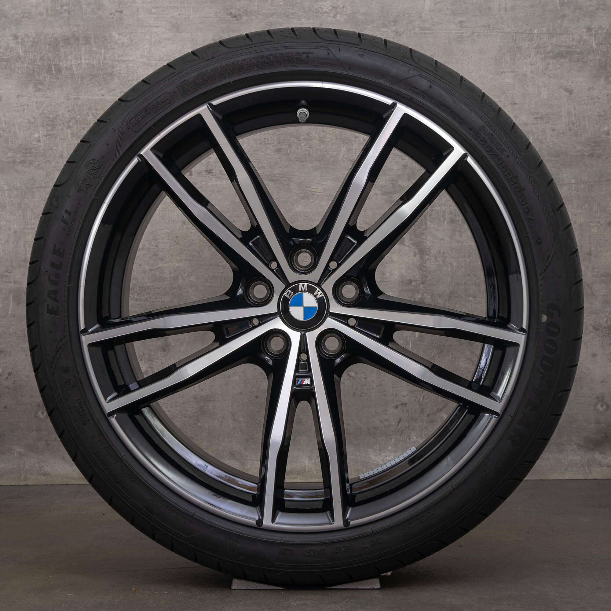 Originele BMW 2 Serie G42 3 G20 G21 4 G22 G23 19 inch velgen zomerbanden 8090094 8090095 zwart