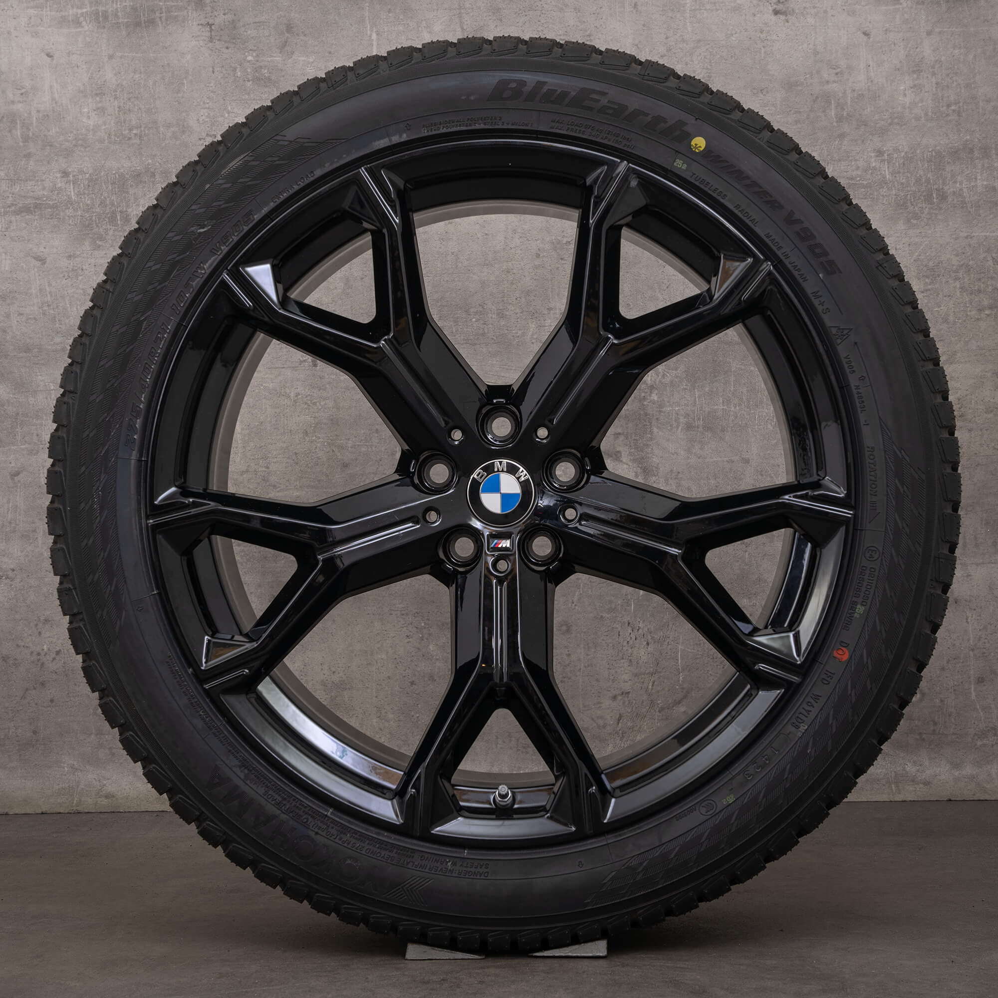 Pneus de inverno originais BMW X5 G05 X6 G06 jantes 21 polegadas 741 M rodas