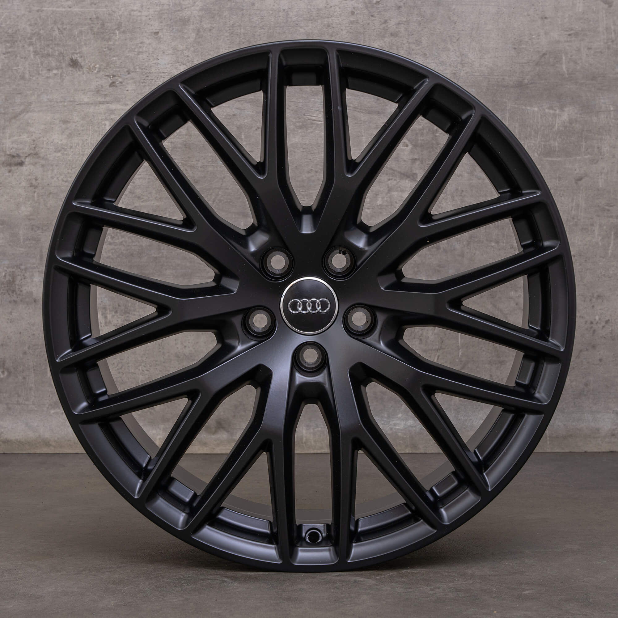 Originele Audi Q7 SQ7 wielen 20 inch 4M 4M0601025Q zwart satijn afwerking