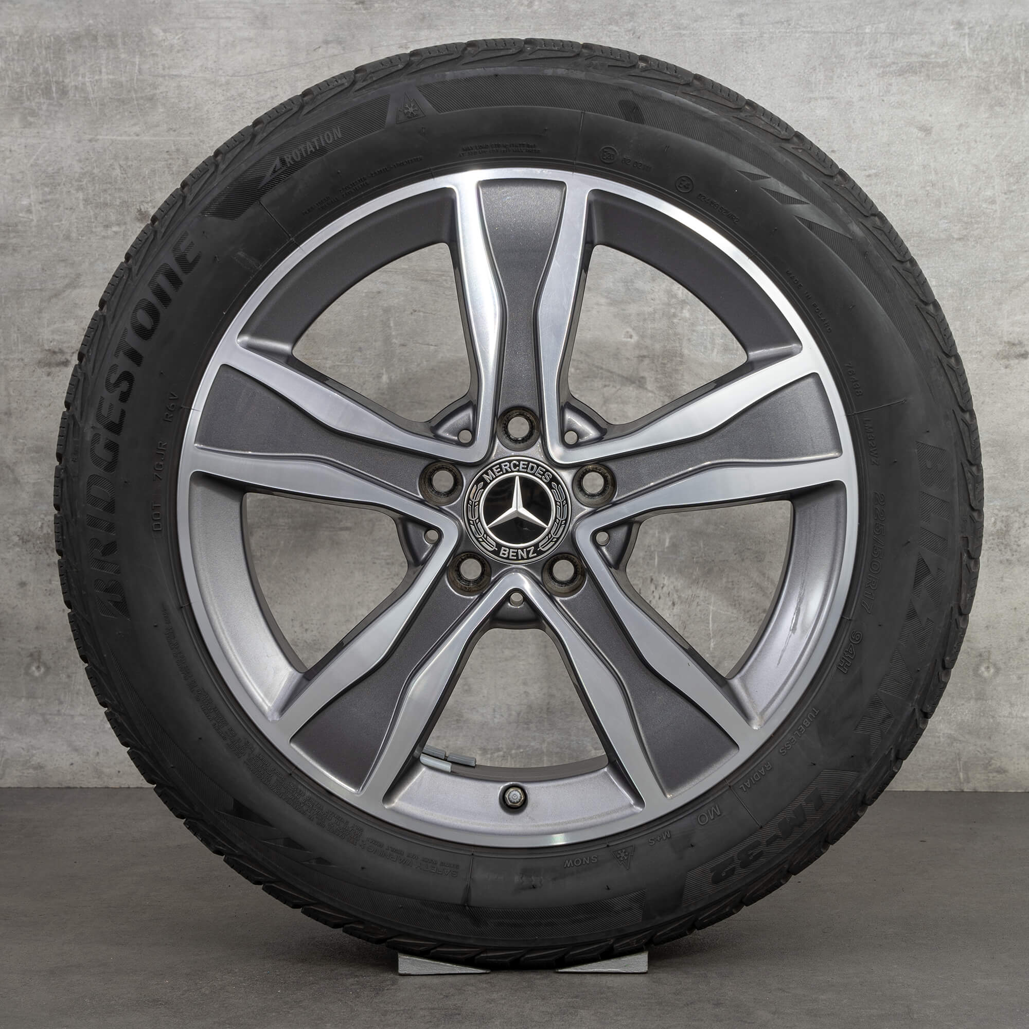 Mercedes Benz 17 inch rims C-Class W205 alloy rims winter wheels A2054010800