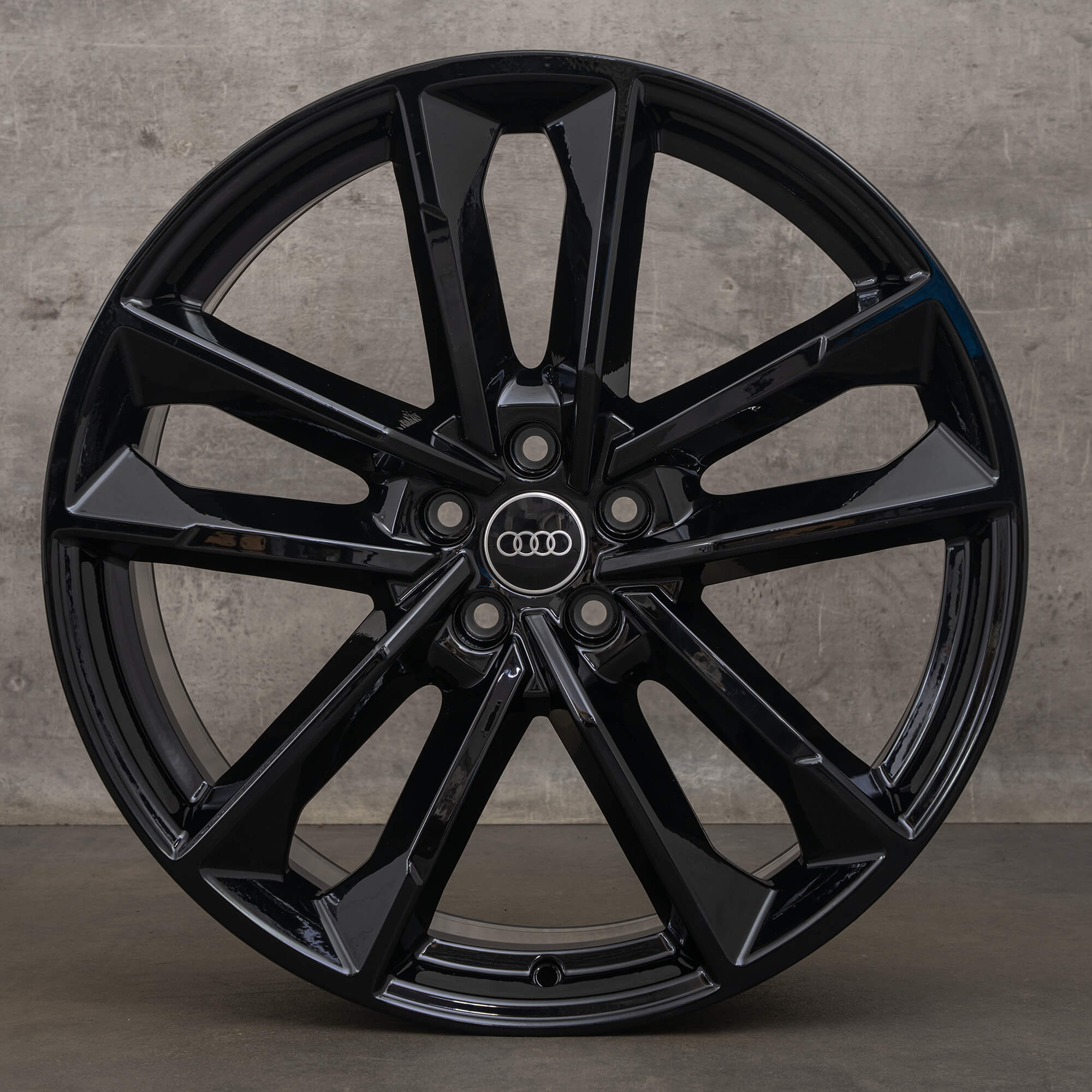 OEM Audi A7 S7 RS7 4G A8 S8 D4 21 inch rims Performance 4G8601025AS black gloss