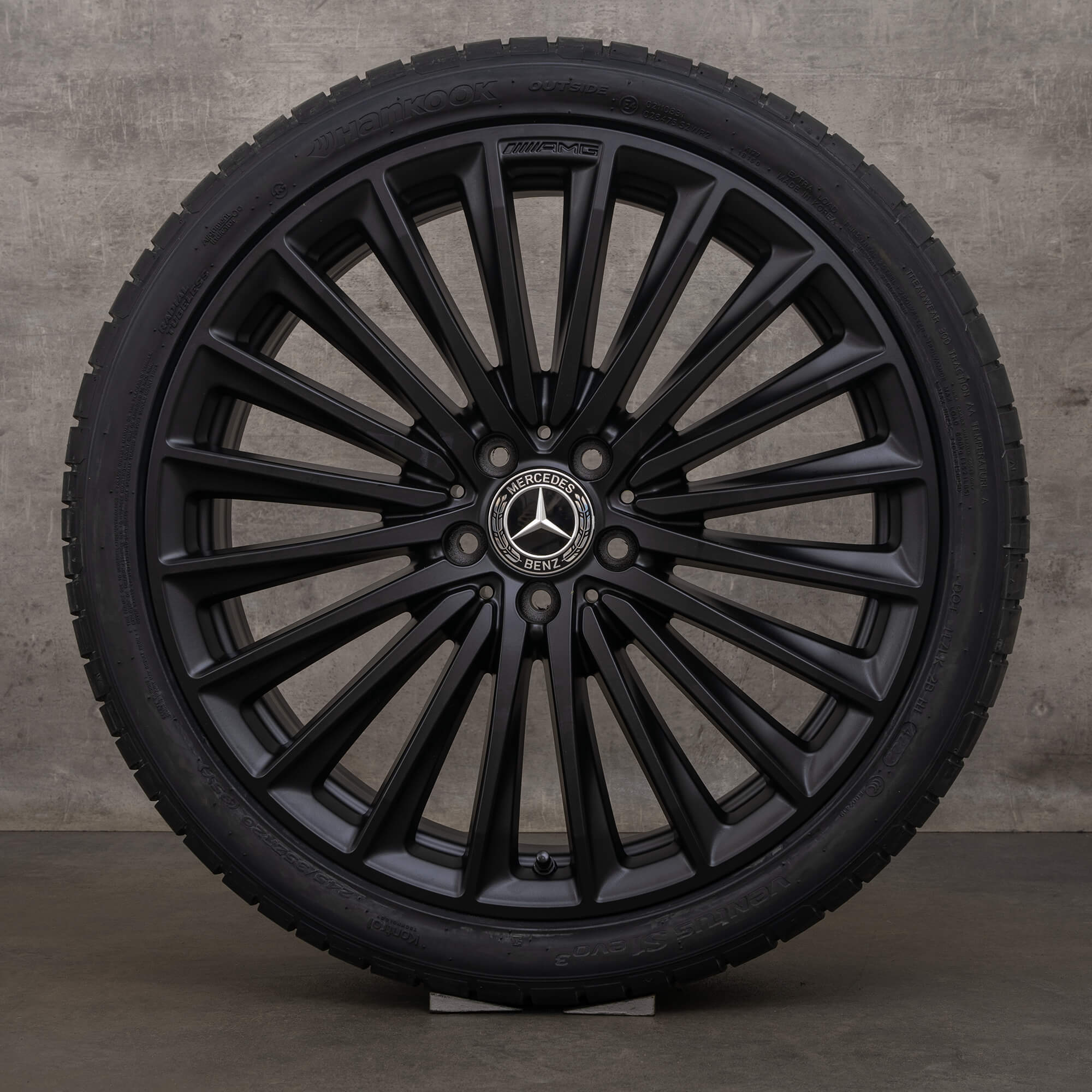 OEM AMG Mercedes Benz CLS 20 inch C257 rims summer tires A2574013800 A2574013900 black matt wheels