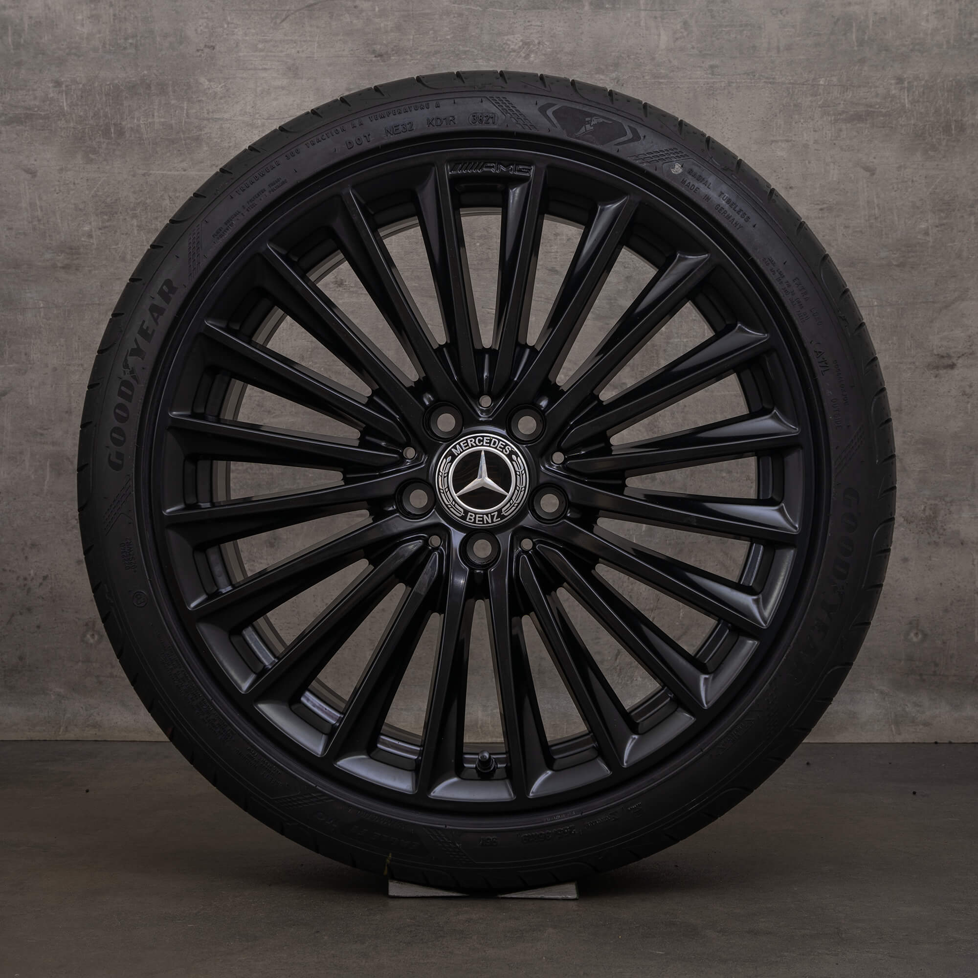 Originele Mercedes Benz C Klasse AMG velgen 19 inch W206 S206 zomerwielen A2064011900 A2064012000 zwart mat