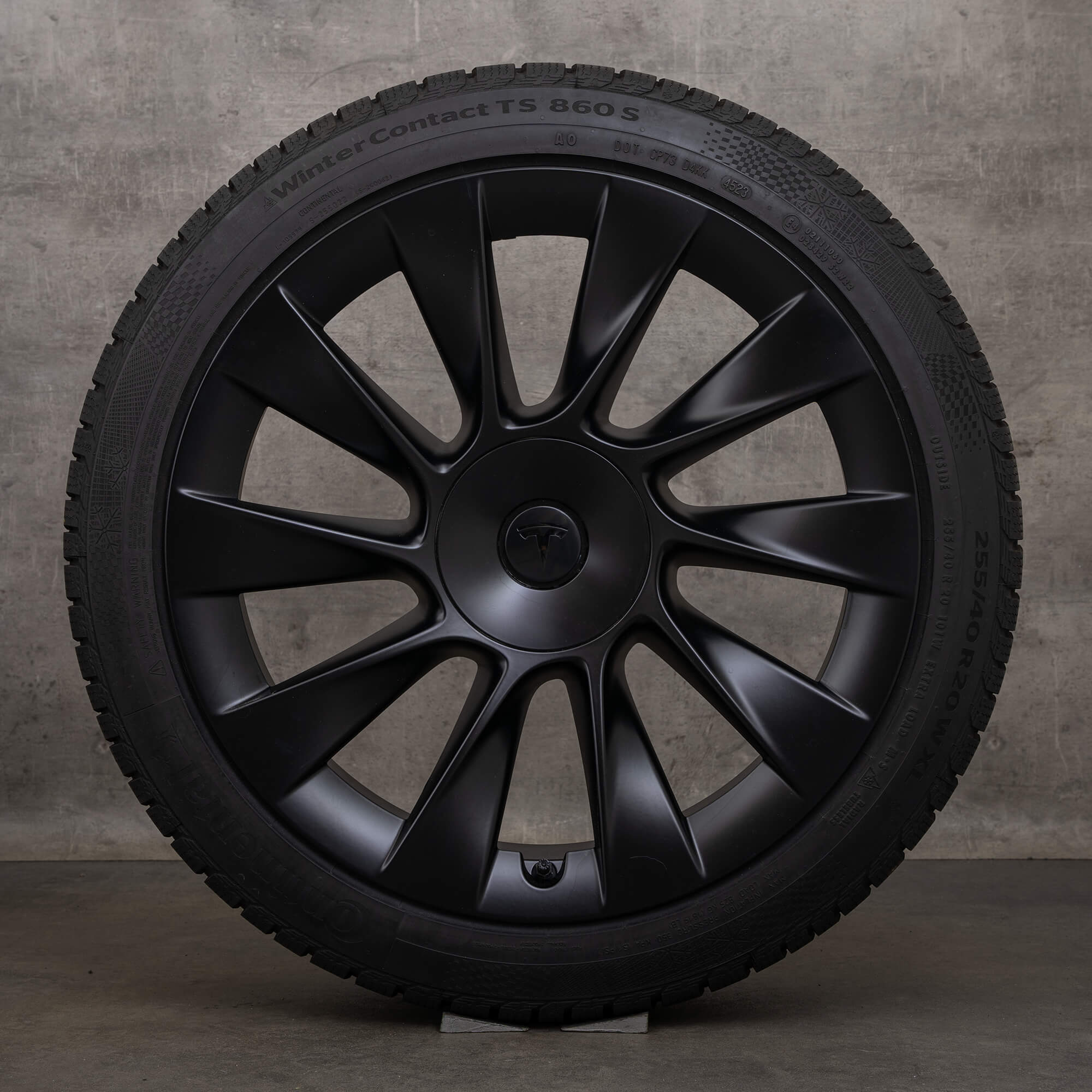 Roți de iarnă Tesla originale 20 inch Jante model Y anvelope Inducție 1188223-00-B gri