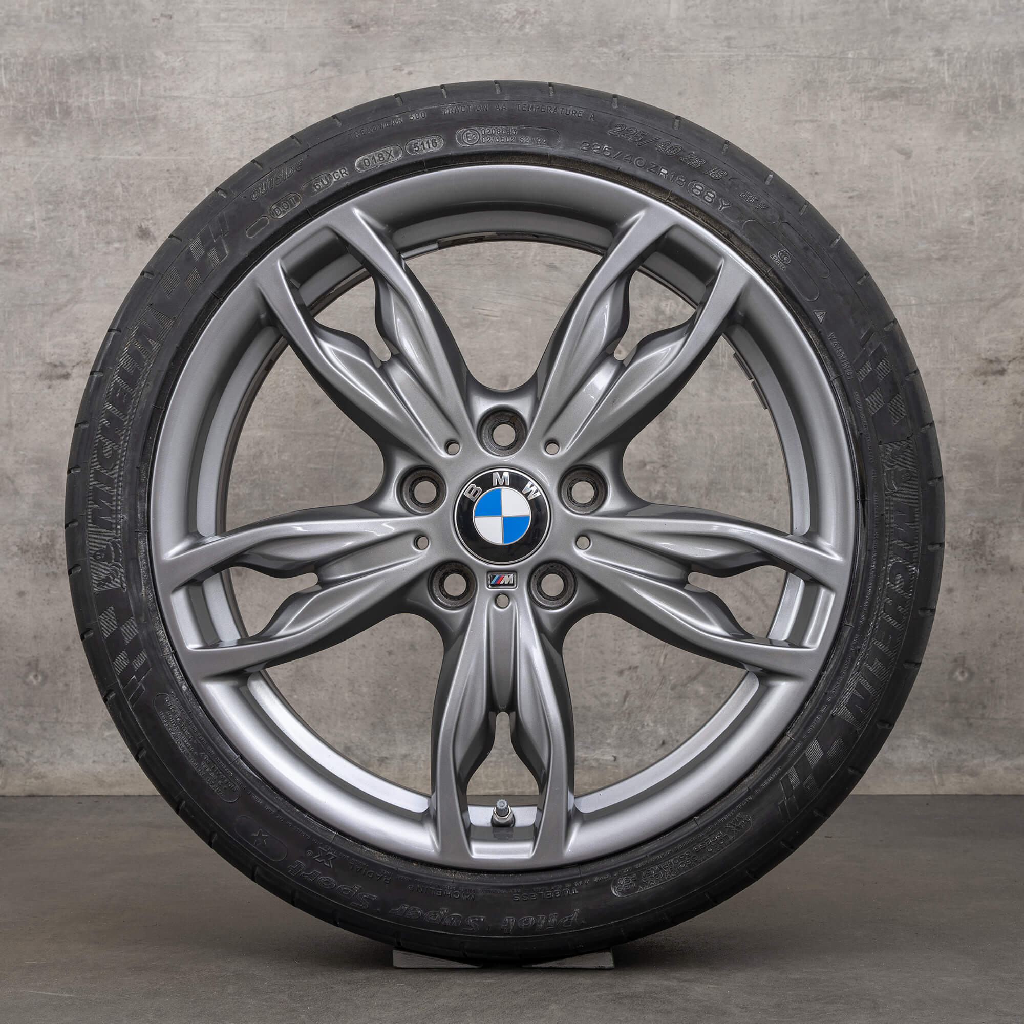 BMW 1 Series F20 F21 2 F22 F23 summer tires wheels 18 inch rims 436 M 7 mm