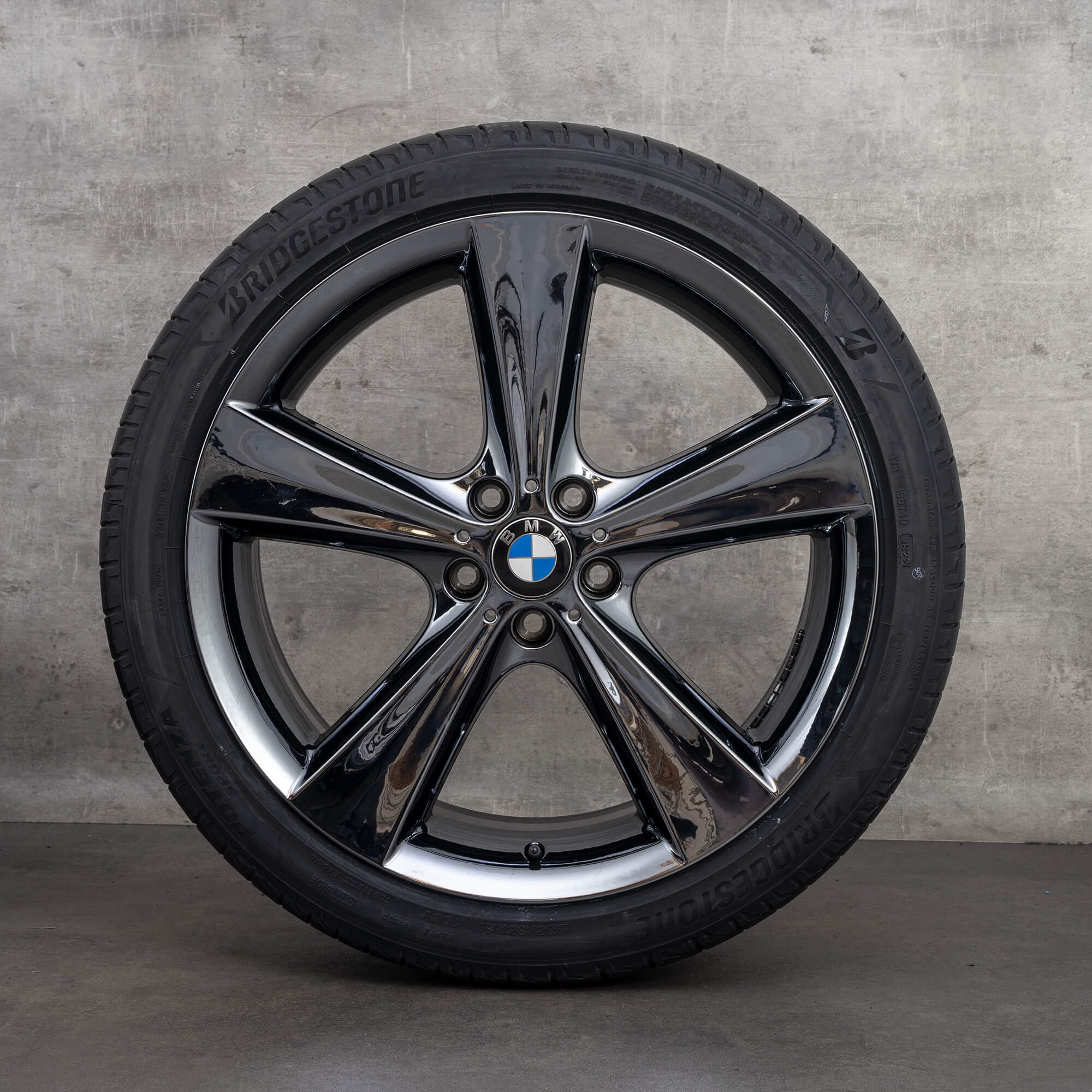 BMW 21 tums fälgar X5 F15 E70 X6 F16 styling 128 sommarhjul 6859425 6859426