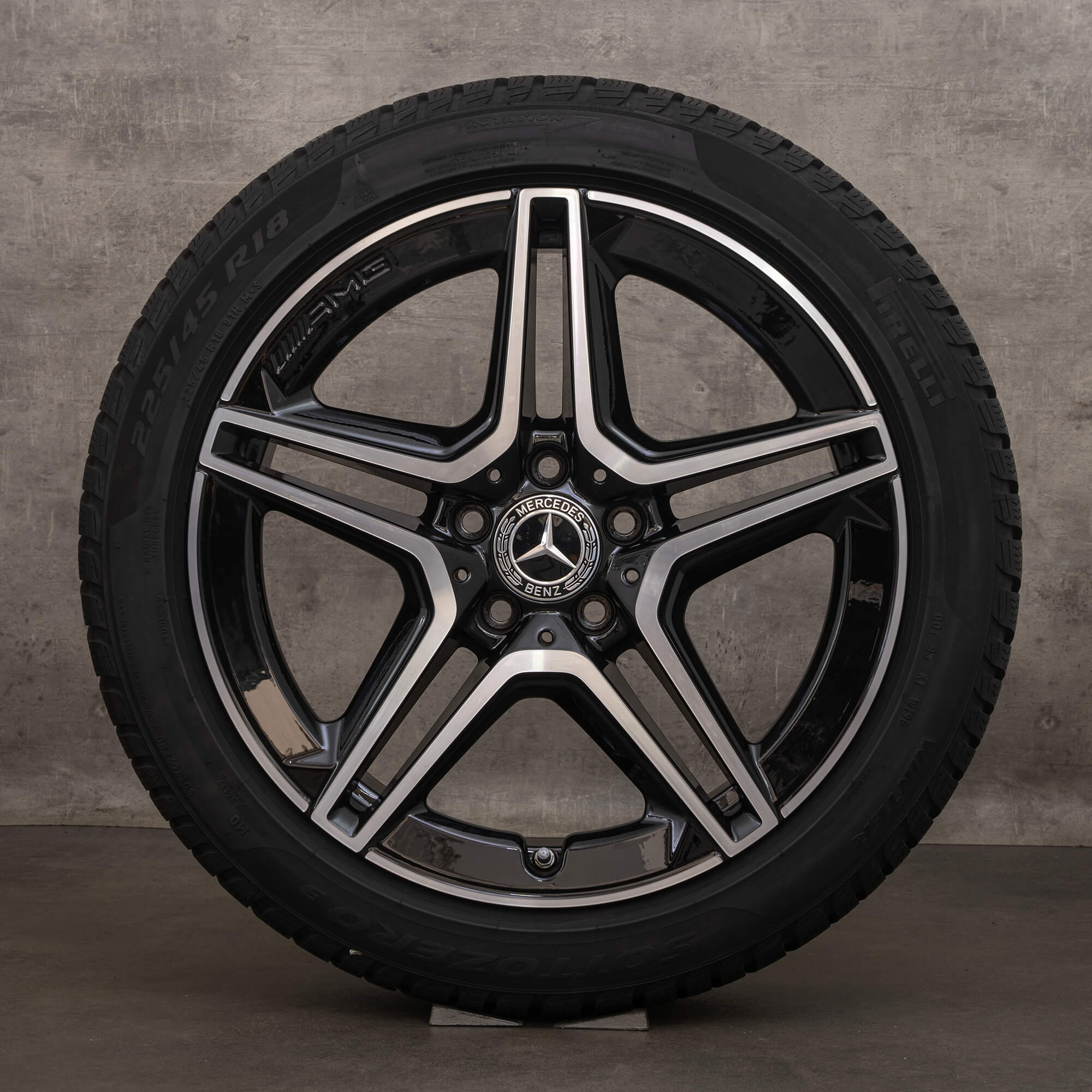 Originele Mercedes Benz AB Klasse CLA AMG winterwielen 18 inch W177 W247