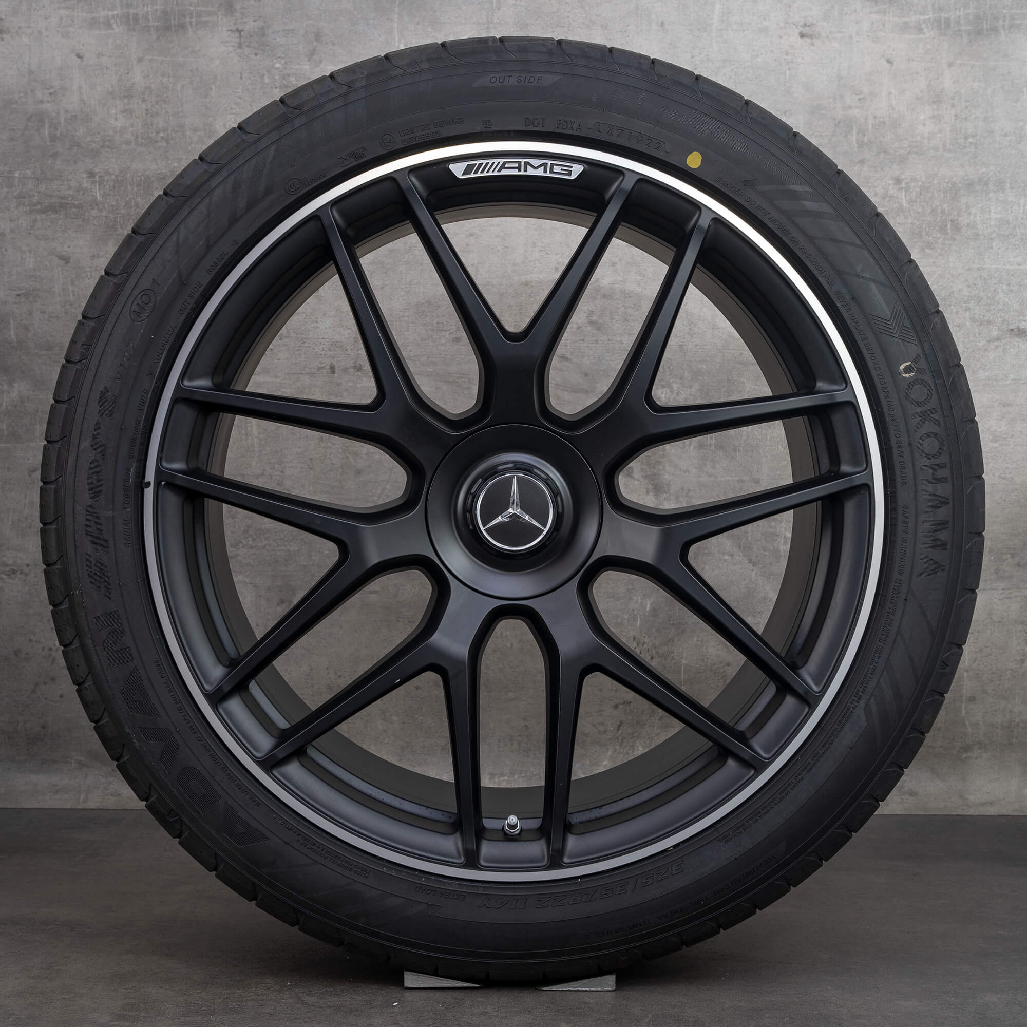 Originální letni pneumatiky AMG Mercedes GLE 53 63 S X167 C167 22 palcové ráfky A1674015601 A1674015701 NOVÉ